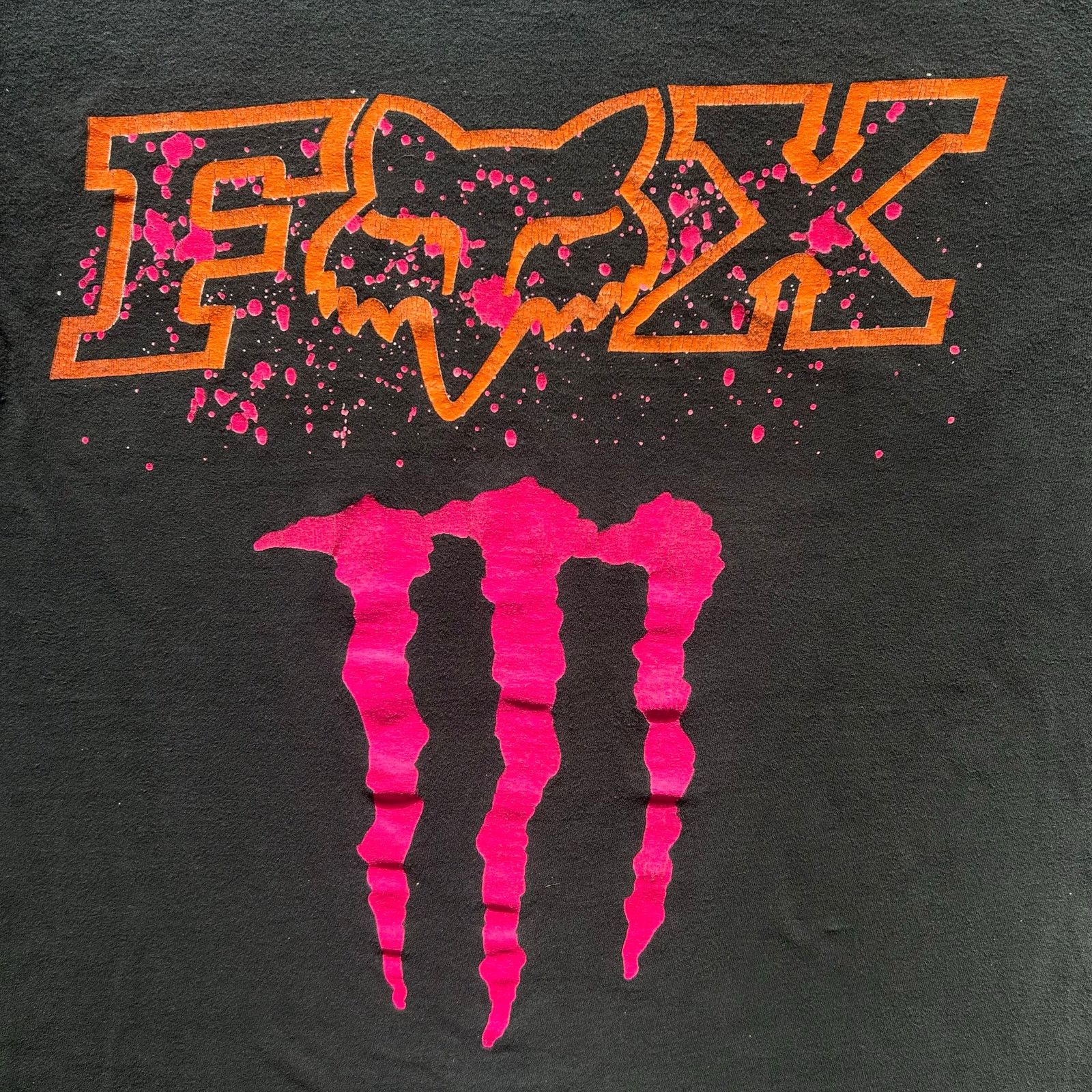 Fox Racing Vintage y2k Fox Racing Monster Energy drink Graphic Tee Size M / US 6-8 / IT 42-44 - 4 Thumbnail