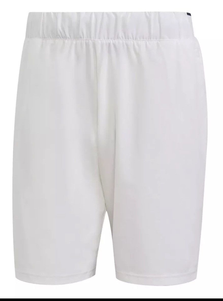 Adidas Adidas Club Stretch Woven Men's Training Shorts GH7222 White Size US 35 - 7 Thumbnail