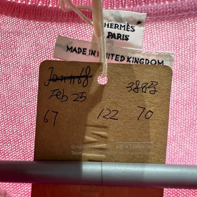 Hermes Hermes All-Over Pig Nose Embossed Cashmere Sweater Size XS / US 0-2 / IT 36-38 - 5 Thumbnail