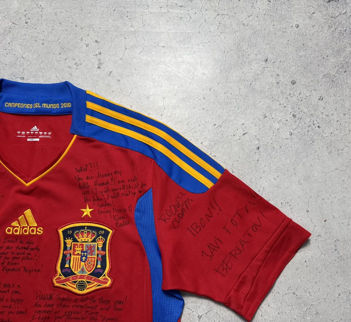 Adidas Adidas Spain Team 2010 Vintage Soccer Jersey Shirt Football Size US S / EU 44-46 / 1 - 4 Thumbnail