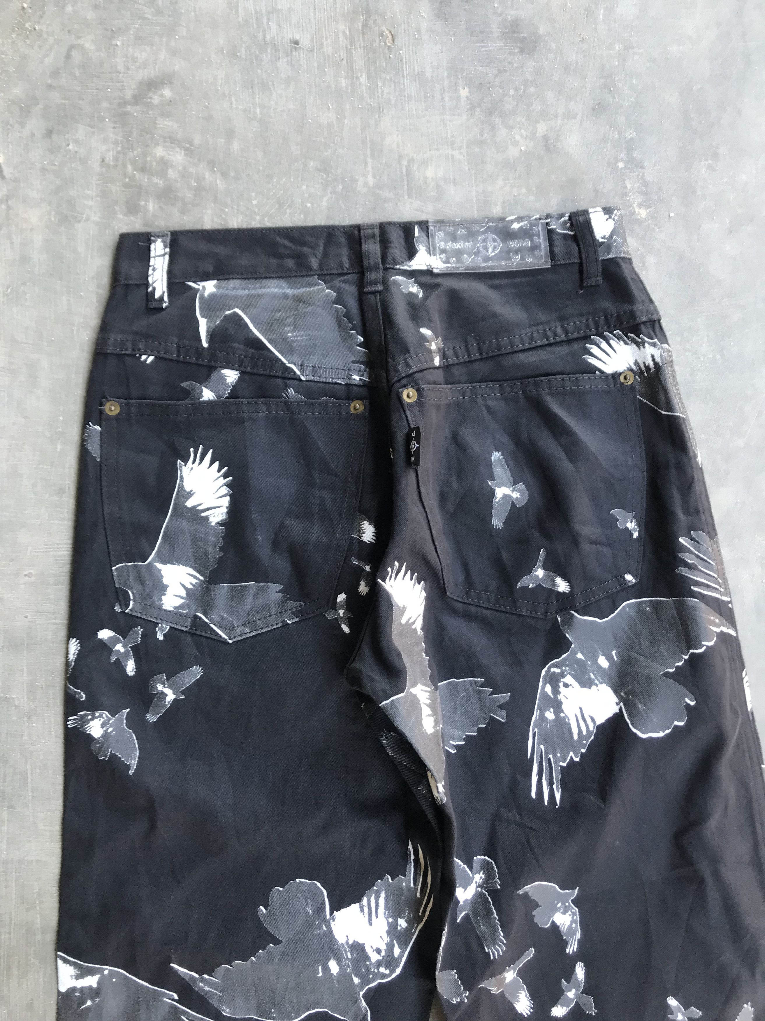 Dexter Wong 90s Dexter Wong All-Over Flying Birds Print Size US 28 / EU 44 - 14 Thumbnail
