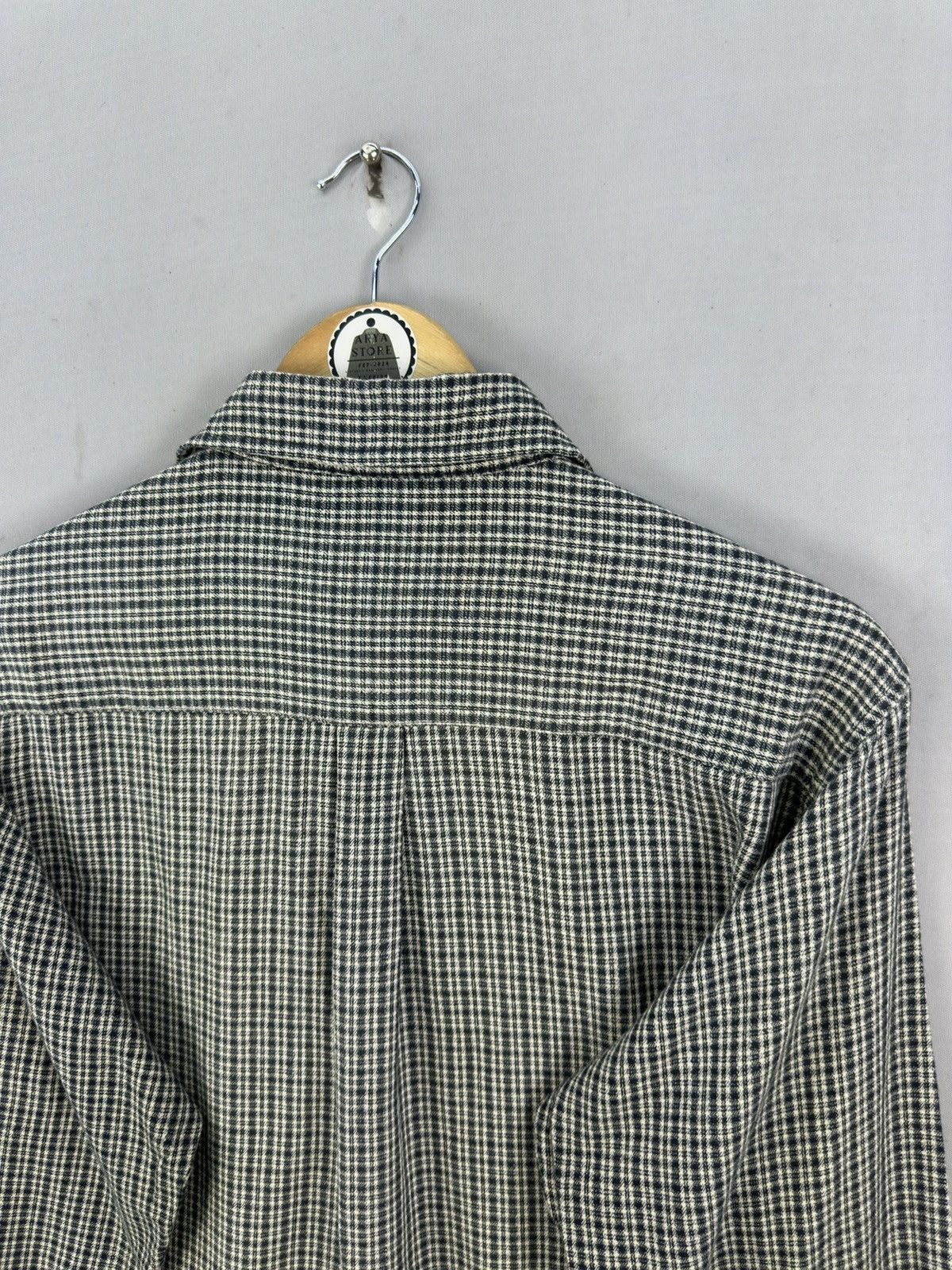 Pierre Cardin Pierre Cardin Mini Plaid Check Flannel Shirt Size US L / EU 52-54 / 3 - 5 Thumbnail