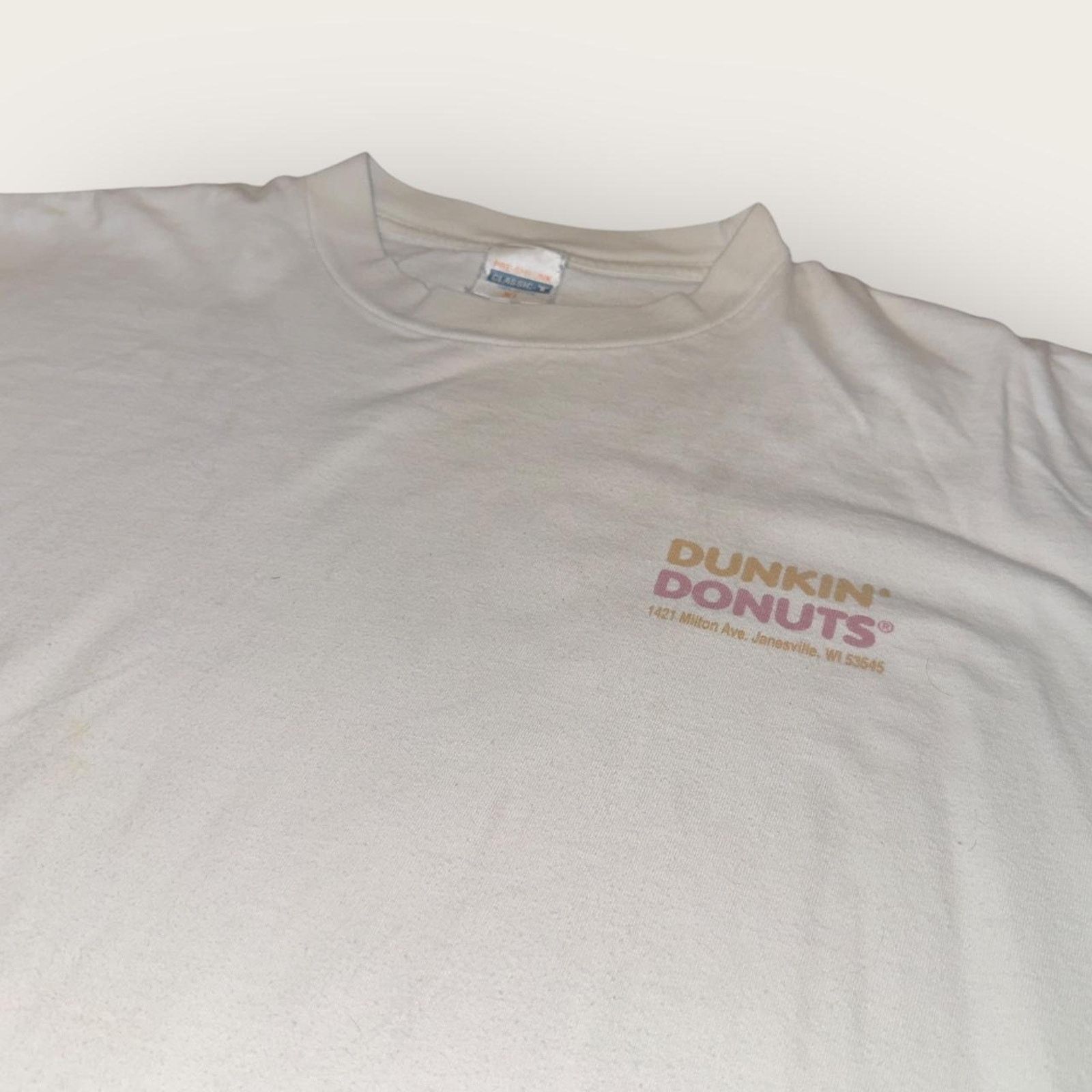 Hanes Vintage Single Stitch Dunkin Doughnuts Wisconsin Tee Size US XL / EU 56 / 4 - 1 Thumbnail