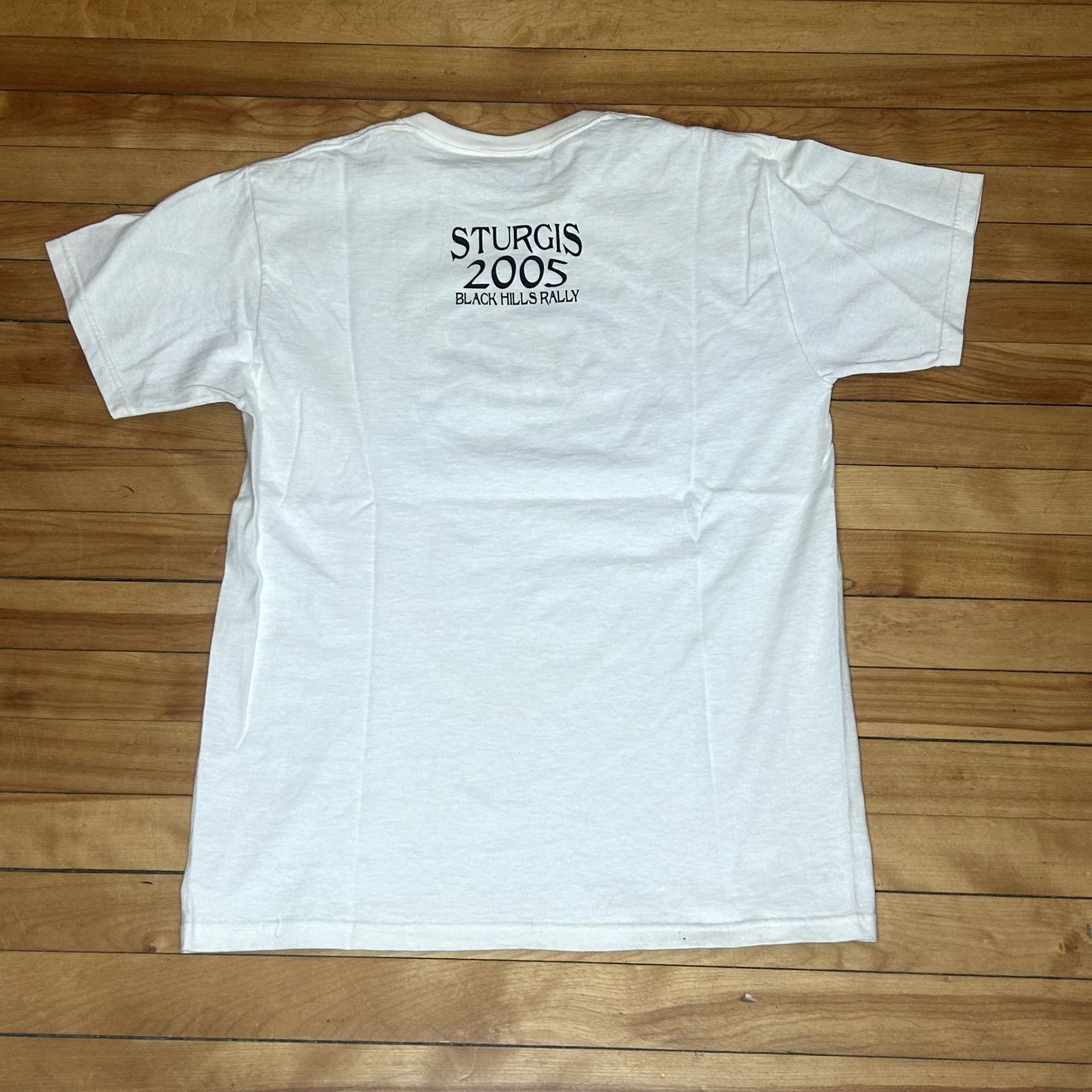 Fruit Of The Loom Y2K Sturgis Pink T-Shirt Medium Size US M / EU 48-50 / 2 - 7 Thumbnail