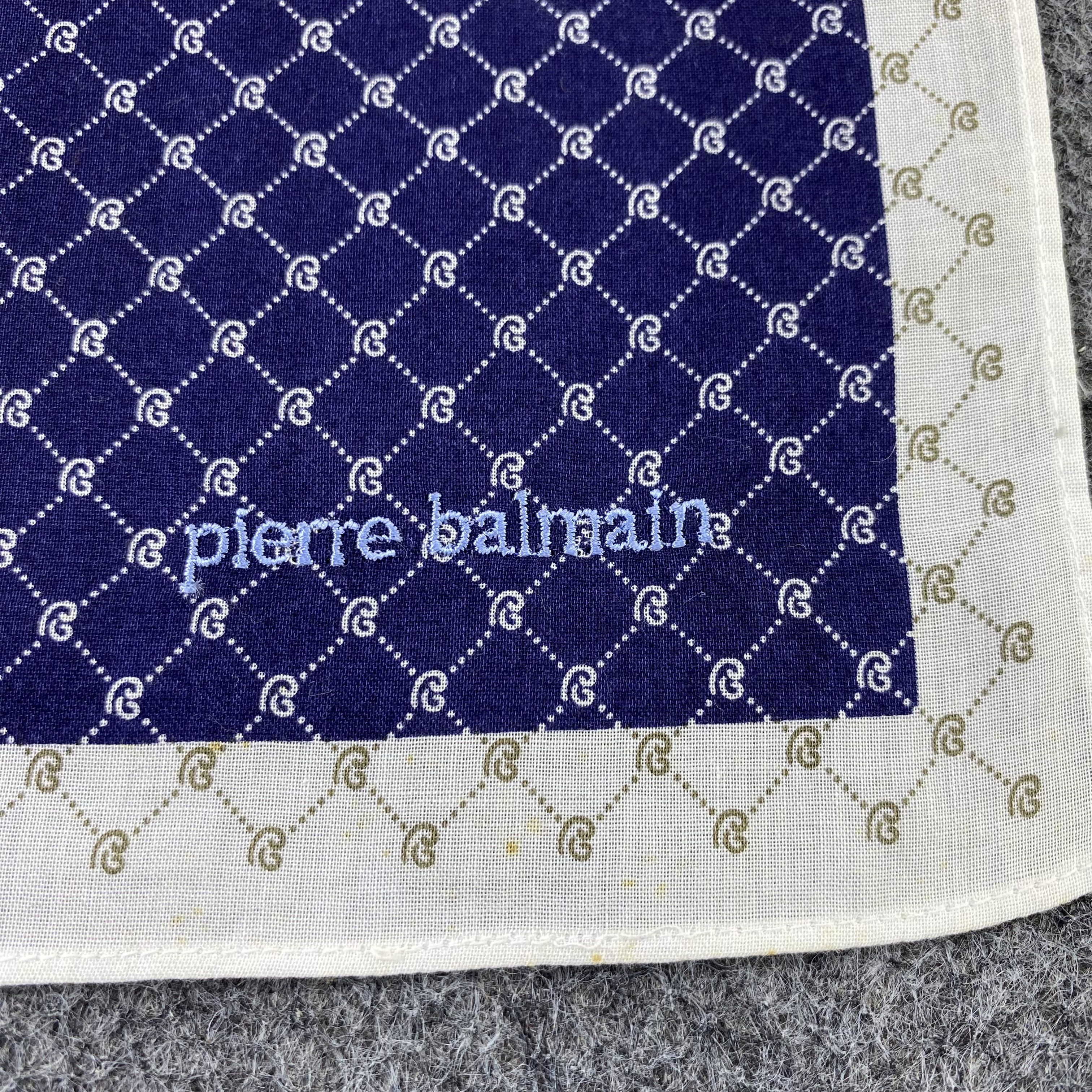 Pierre Balmain Pierre Balmain Handkerchief / Bandana / Neckerchief-B1472 Size ONE SIZE - 7 Thumbnail