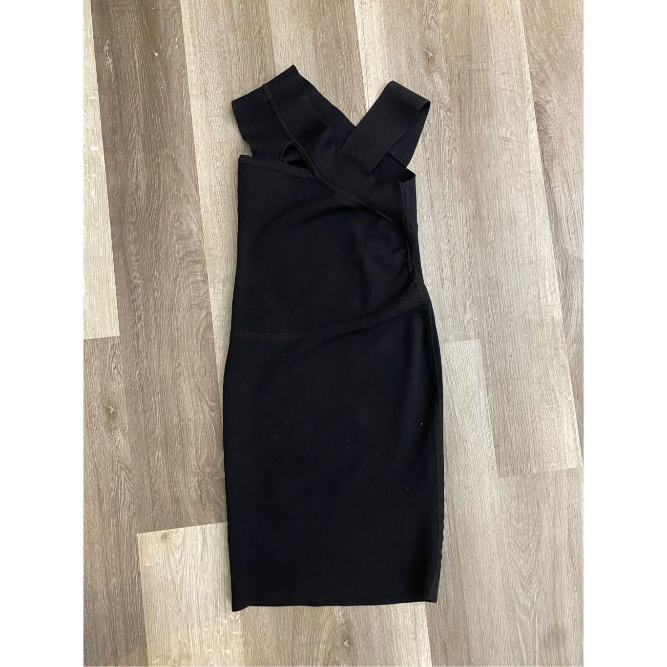 Narciso Rodriguez Narcisco Rodriguez Black Knit Bodycon Dress, Size Small* MSR Size S / US 4 / IT 40 - 12 Thumbnail