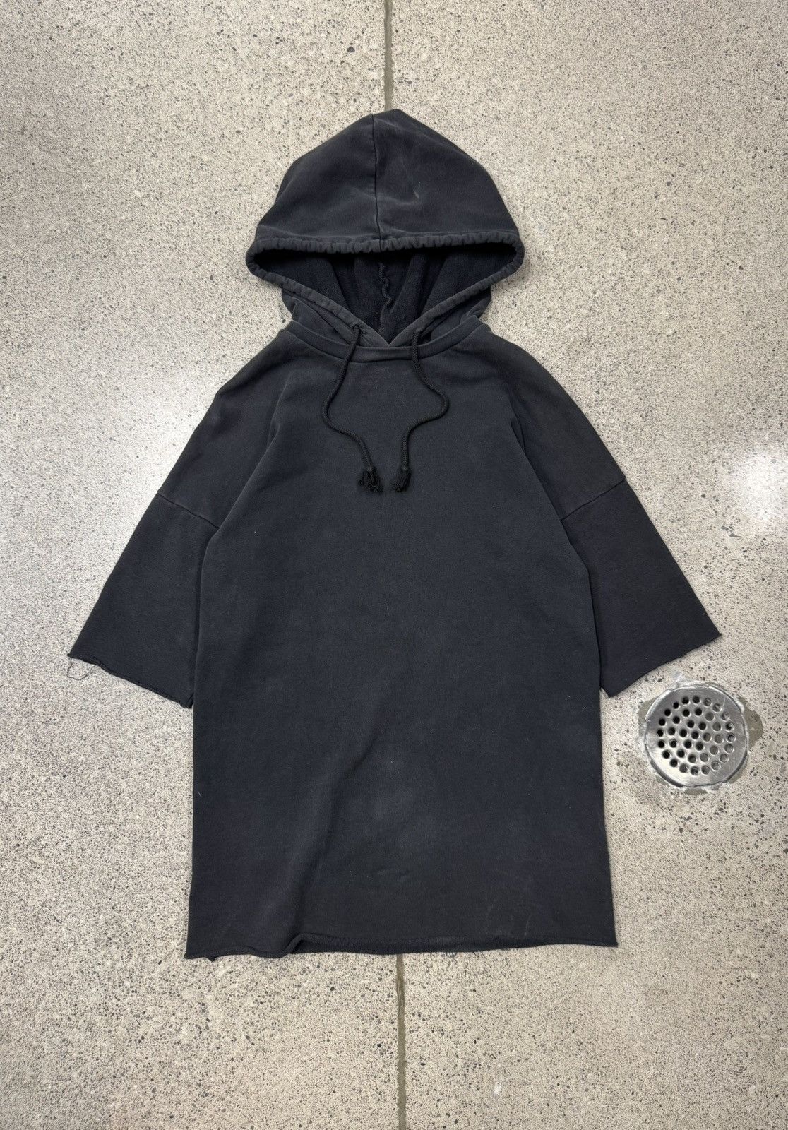 Raf Simons SS2003 Raf Simons ‘Consumed’ Short Sleeve Cutoff Hoodie Size US S / EU 44-46 / 1 - 1 Thumbnail
