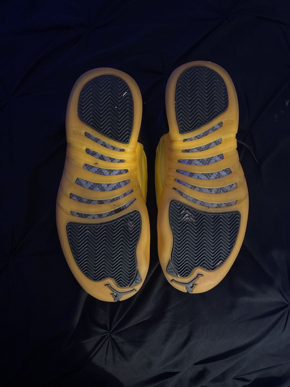 Jordan Brand Jordan 12 Retro Black University Gold Size US 8 / EU 41 - 6 Thumbnail