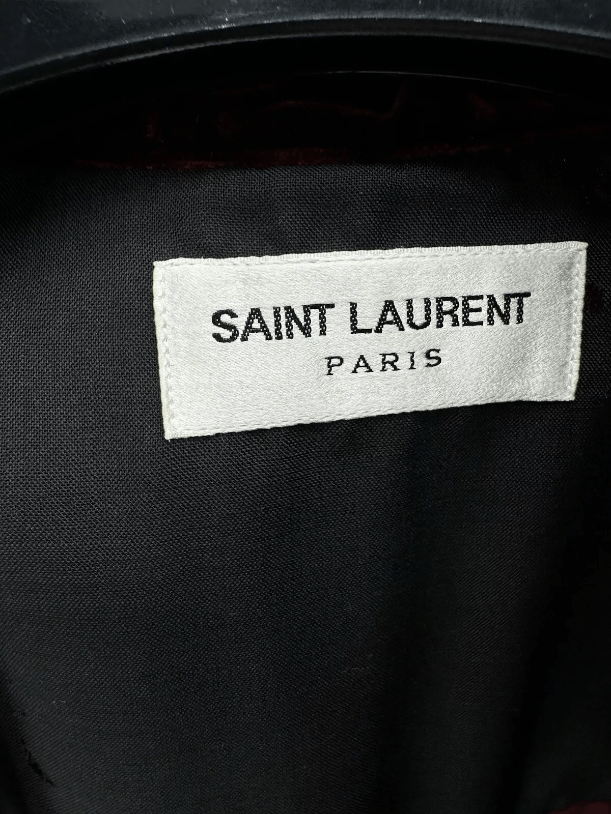 Yves Saint Laurent Saint Laurent Velour Shirt Size 38 / 15 Medium Size US M / EU 48-50 / 2 - 5 Thumbnail