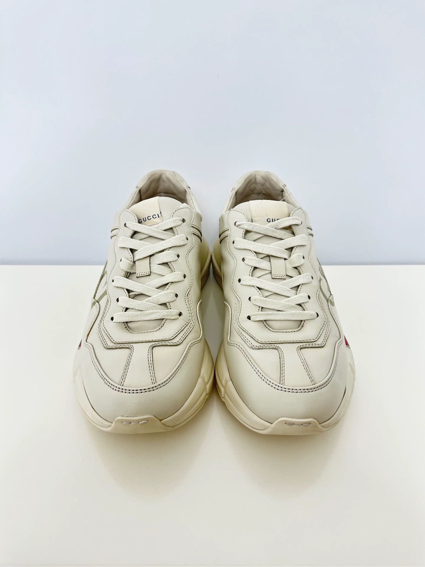 Gucci Gucci Rhyton dad shoe men's ivory white Size US 9 / EU 42 - 2 Thumbnail