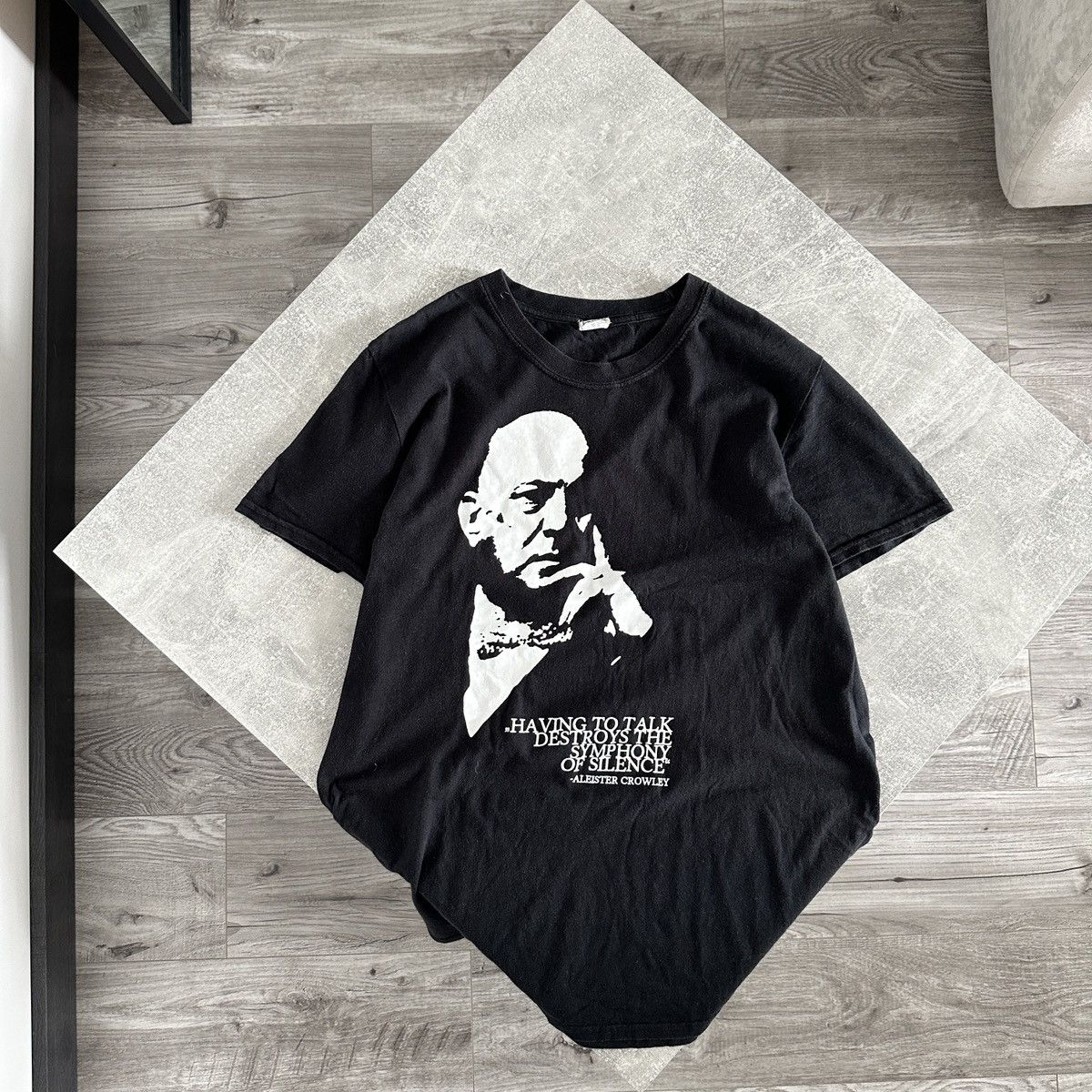 Arts & Science Vintage 00s Aleister Crowley poet mystic ocultist rare y2k Size US M / EU 48-50 / 2 - 2 Thumbnail