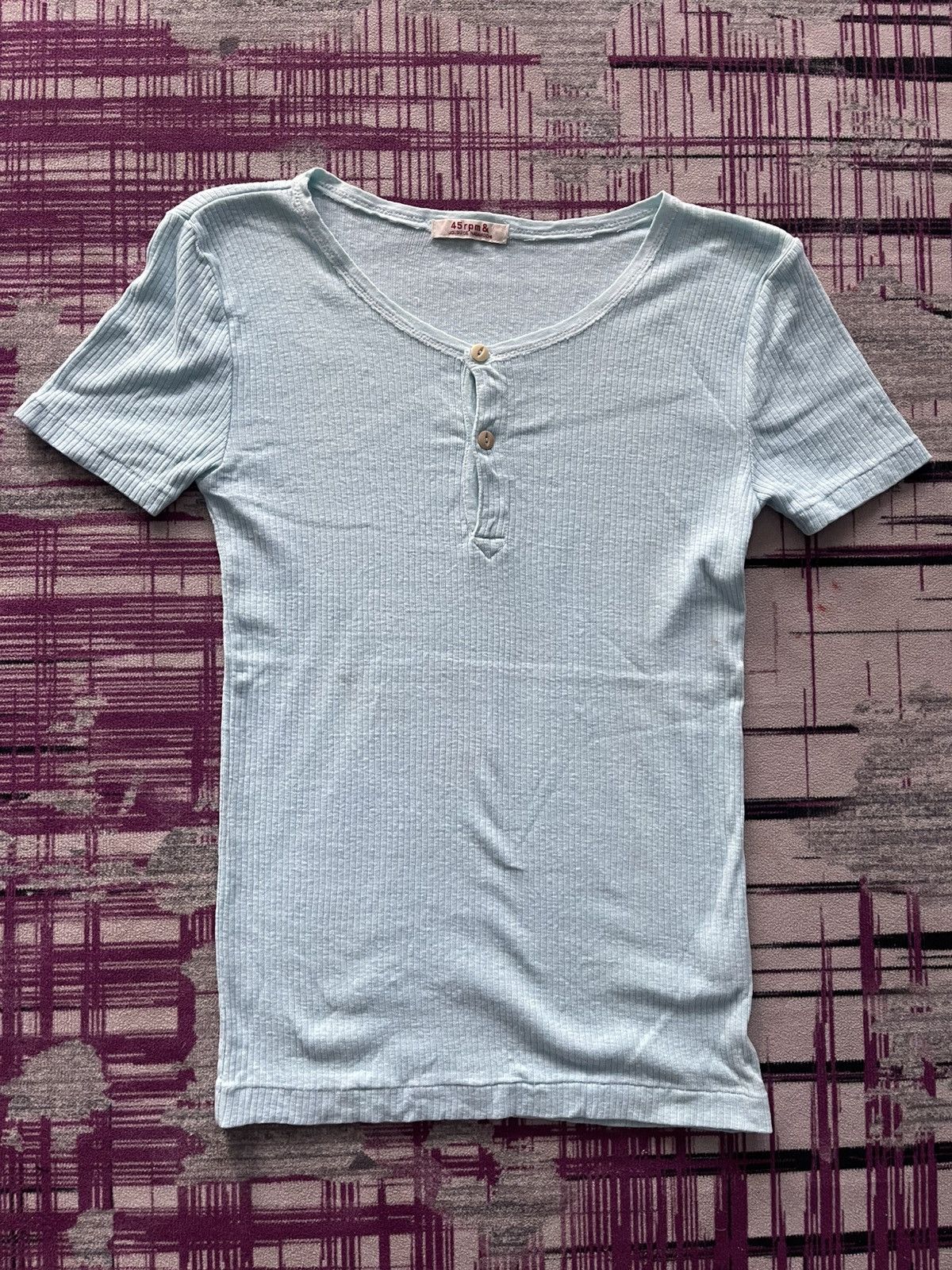 45rpm VINTAGE 45 RPM & JOUBU DE NAGAMOCHI TSHIRT VERY RARE Size S / US 4 / IT 40 - 1 Thumbnail