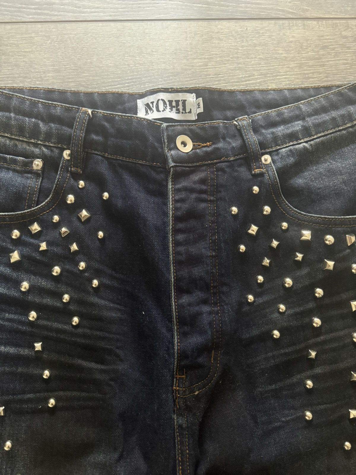 HMDD × The GV Gallery NOHL Studded Denim Size US 34 / EU 50 - 3 Thumbnail