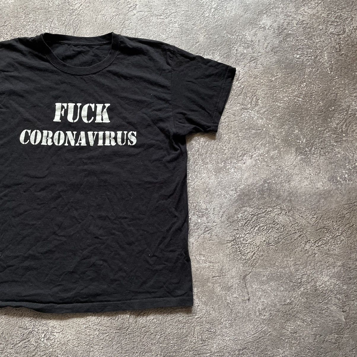 Vintage Vintage Y2K ADULT “ FUCK CORONAVIRUS SLOGAN “ FUNNY BuyTee Size US M / EU 48-50 / 2 - 3 Thumbnail