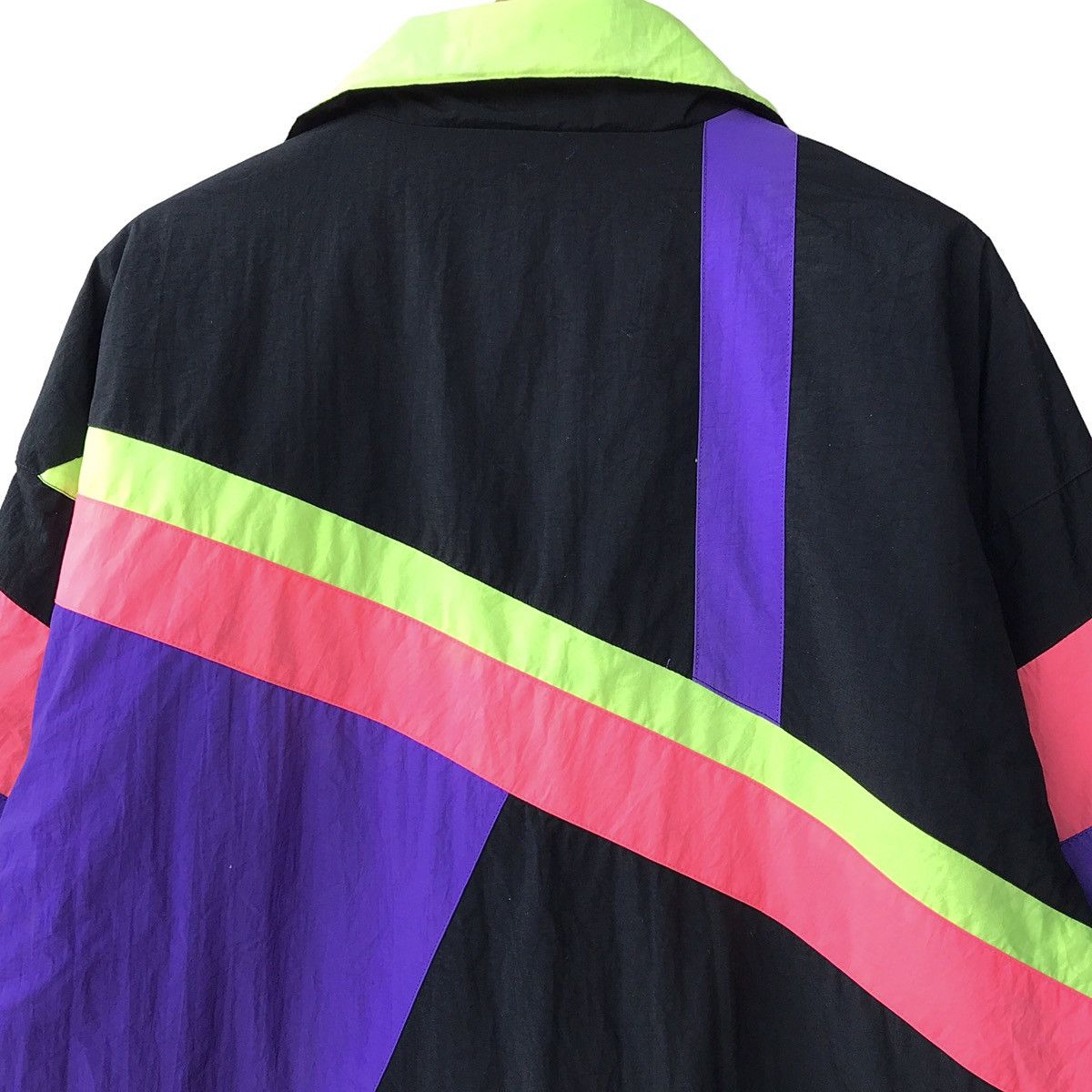 Vintage Dual Control USA Vintage 1990s Neon Pullover Jacket Size US M / EU 48-50 / 2 - 6 Thumbnail