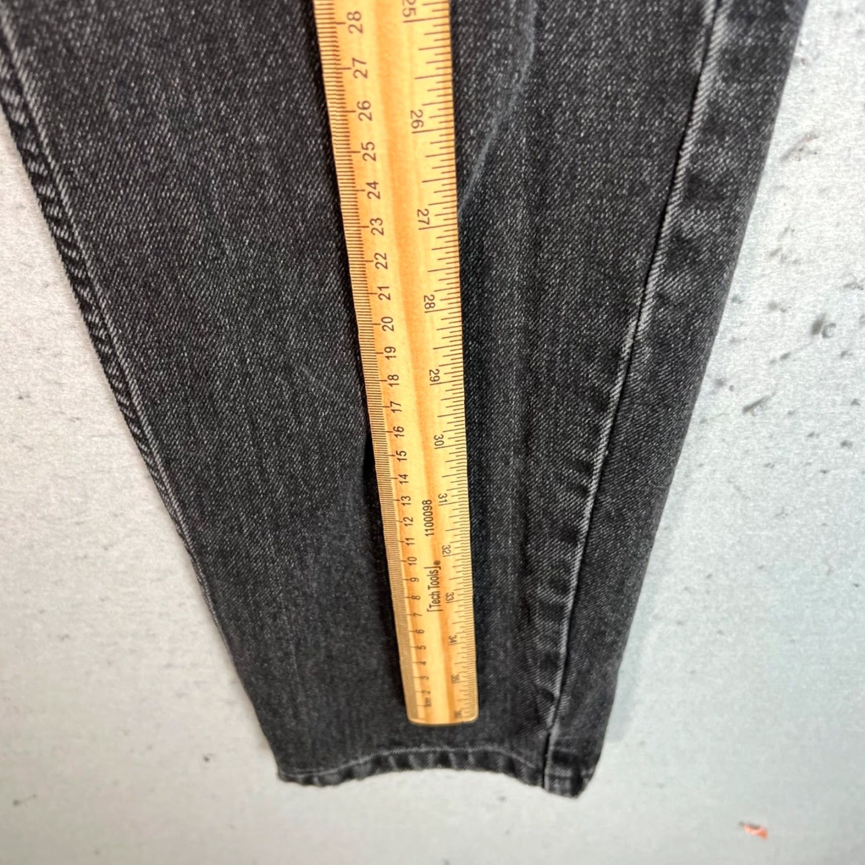 Vintage We The Free Womens Black High-Waisted Denim Jeans Size 27 Cotton Jeans 27 Denim Black We The Free Womens 27 High-Waisted Tapered Size 27" / US 4 / IT 40 - 7 Thumbnail