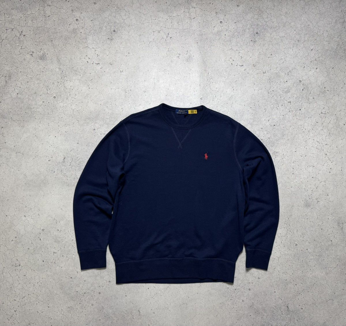 Polo Ralph Lauren Polo Ralph Lauren Navy Sweatshirt New Size M Size US M / EU 48-50 / 2 - 2 Thumbnail
