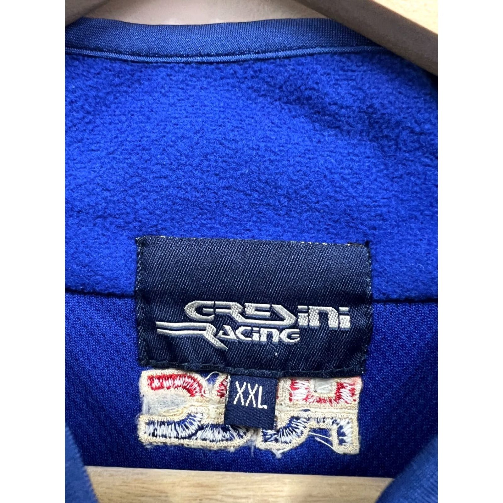 Honda VINTAGE Team Movistar Honda Moto GP Fleece Jacket 2XL Blue Gresini Racing Men Regular Size Long Sleeve Zip High Neck Casual Racing Apparel Size US XXL / EU 58 / 5 - 5 Thumbnail