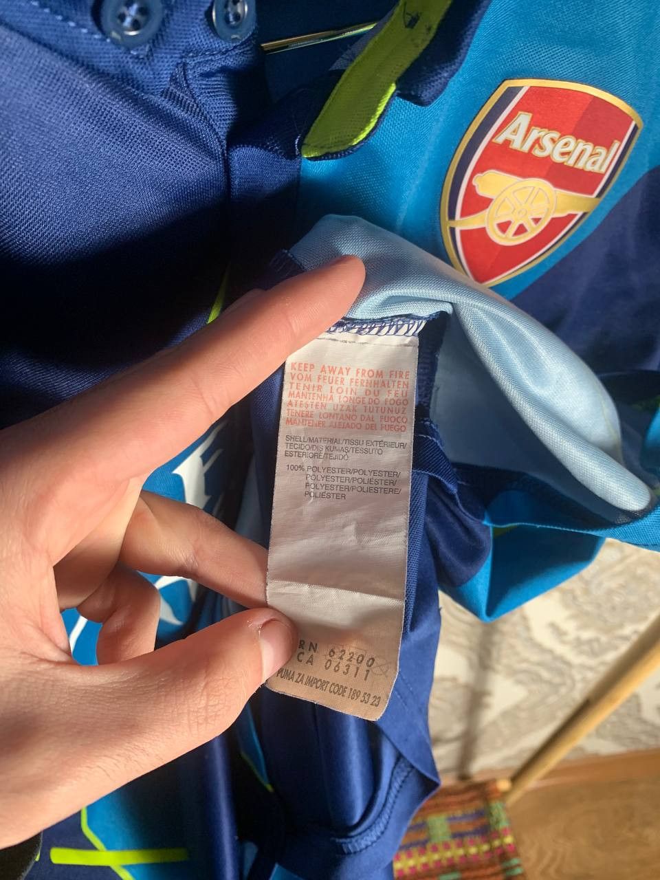 Puma Vintage Puma FC Arsenal London England Soccer Jersey Retro Size US L / EU 52-54 / 3 - 8 Thumbnail