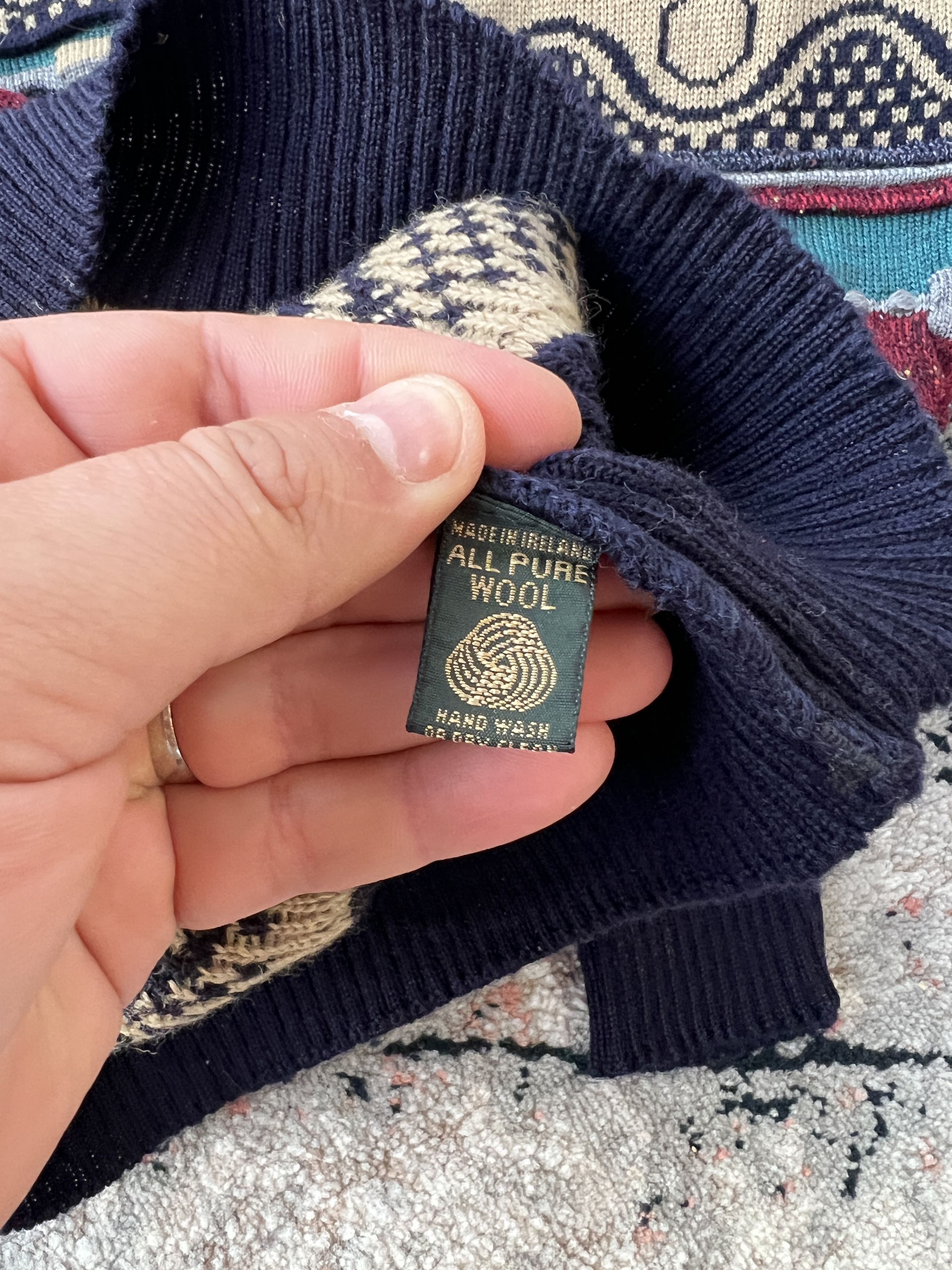 Aquascutum × Vintage Aquascutum Wool Swetaer Size US XL / EU 56 / 4 - 3 Thumbnail