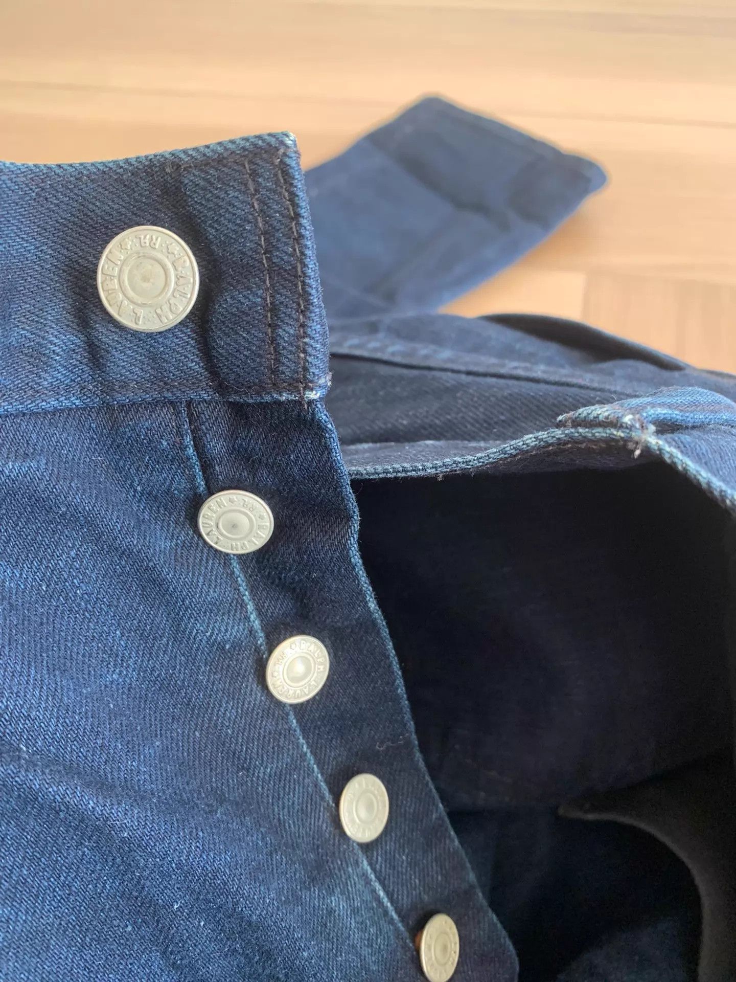 RRL Ralph Lauren RRL Vintage Indigo Slim Narrow Selvedge USA Jeans Size US 34 / EU 50 - 6 Thumbnail