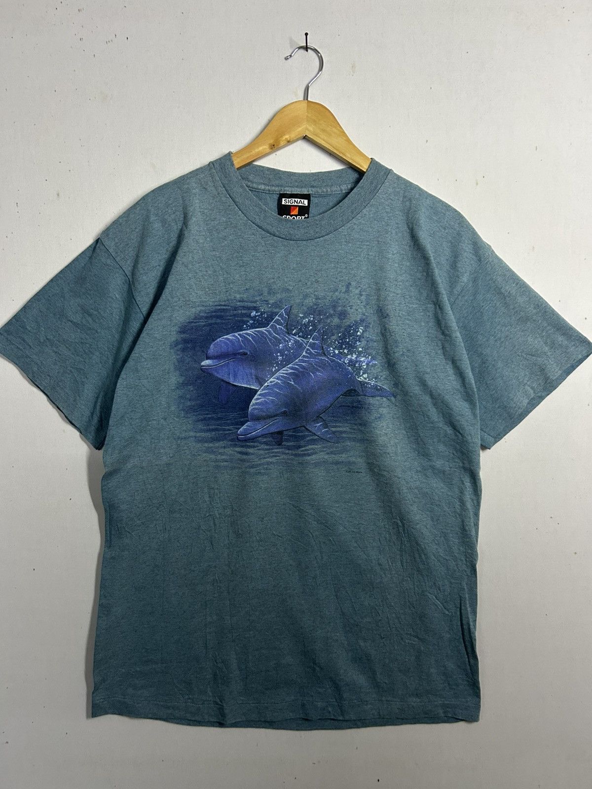 Signal Sport × Vintage Vintage 1995 Dolphin Nature Signal Sport Size US L / EU 52-54 / 3 - 1 Thumbnail