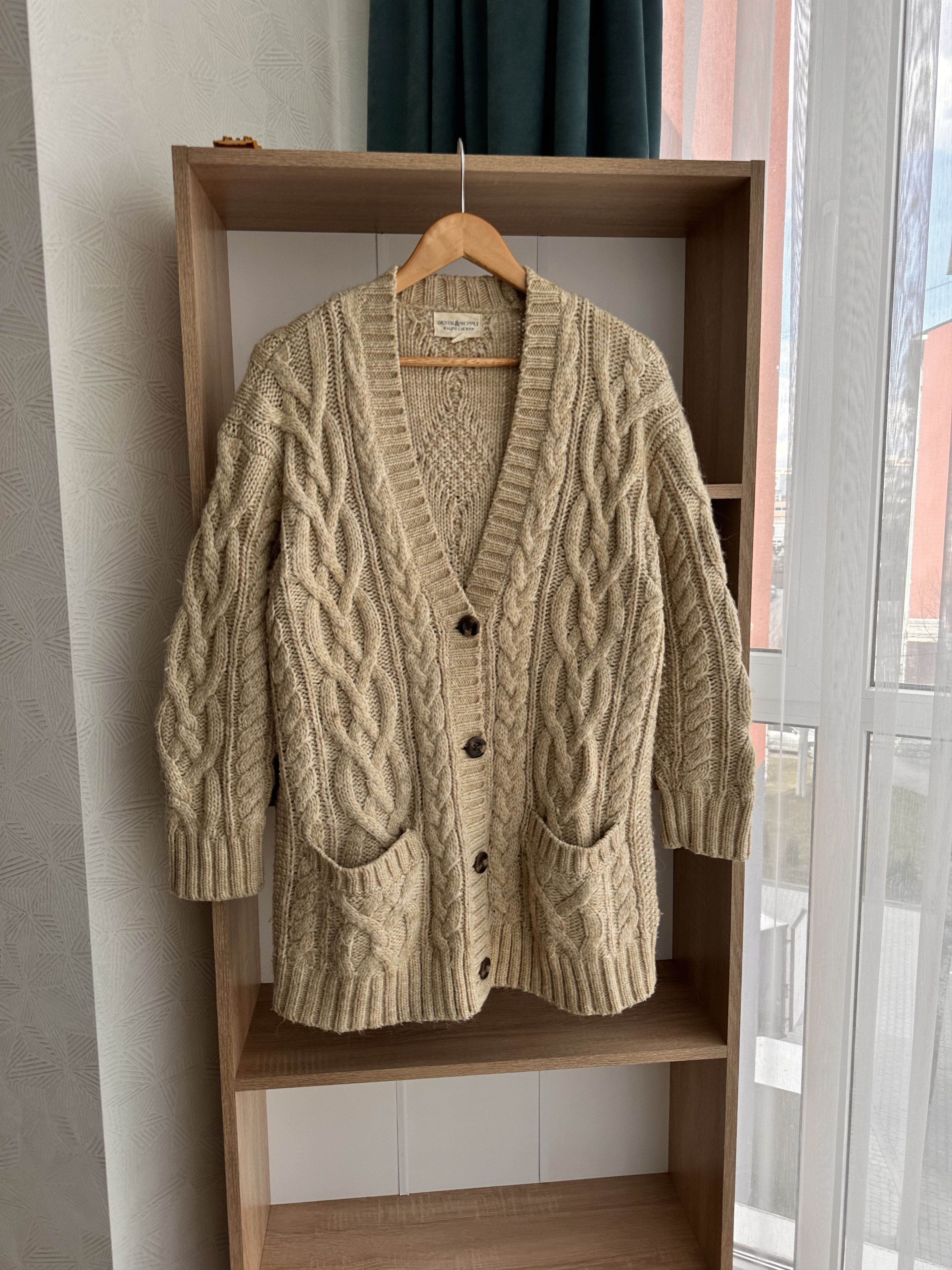 Polo Ralph Lauren Vintage Denim & Supply by Ralph Lauren Heavy Knit Cardigan Size US L / EU 52-54 / 3 - 3 Thumbnail