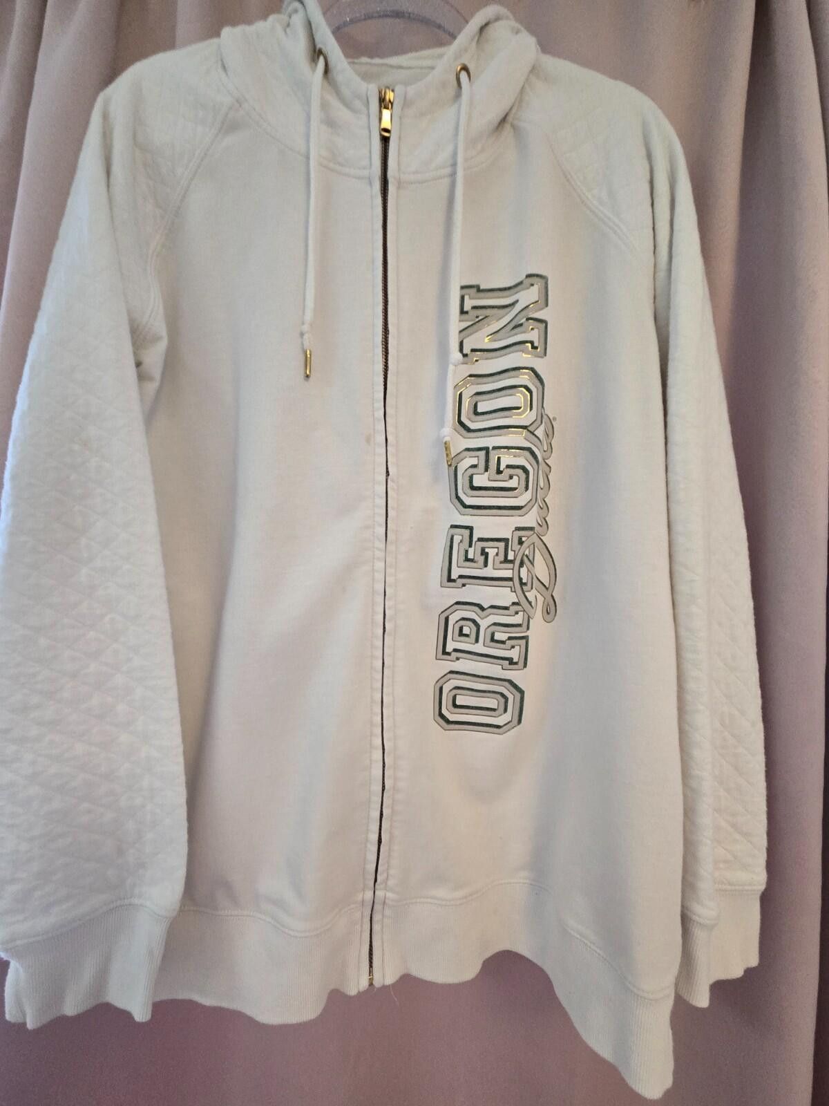 Camp David Oregon Ducks Women's 2XL Hooded Lightweight Jacket Size XXL / US 16-18 / IT 52-54 - 3 Thumbnail