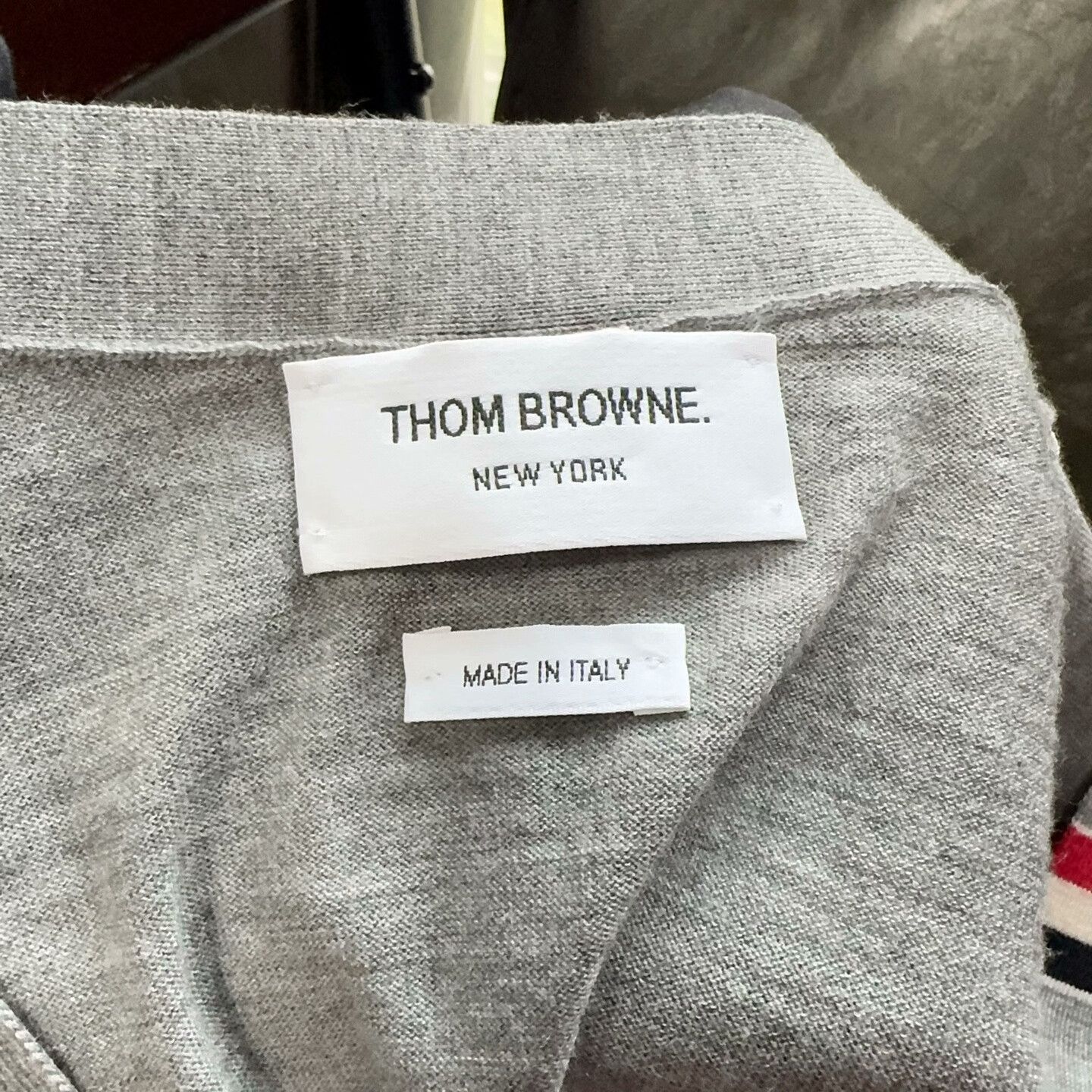 Thom Browne thom browne gray long sleeve cardigan Size US M / EU 48-50 / 2 - 3 Thumbnail