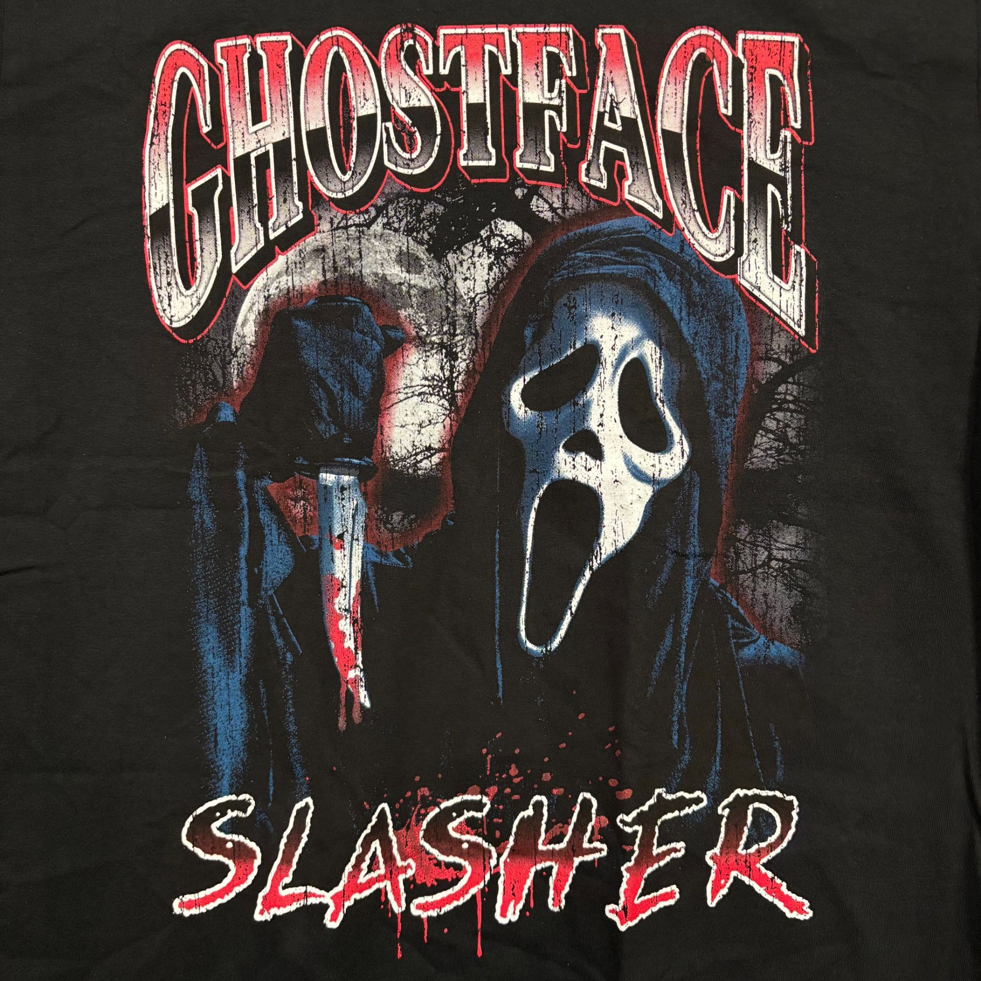Universal Studios Scream Ghostface Slasher Horror Movie Poster Tee L Size US L / EU 52-54 / 3 - 2 Thumbnail
