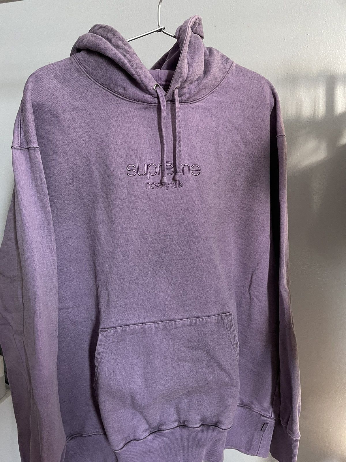 Supreme Supreme Spray Hoodie Violet | Grailed