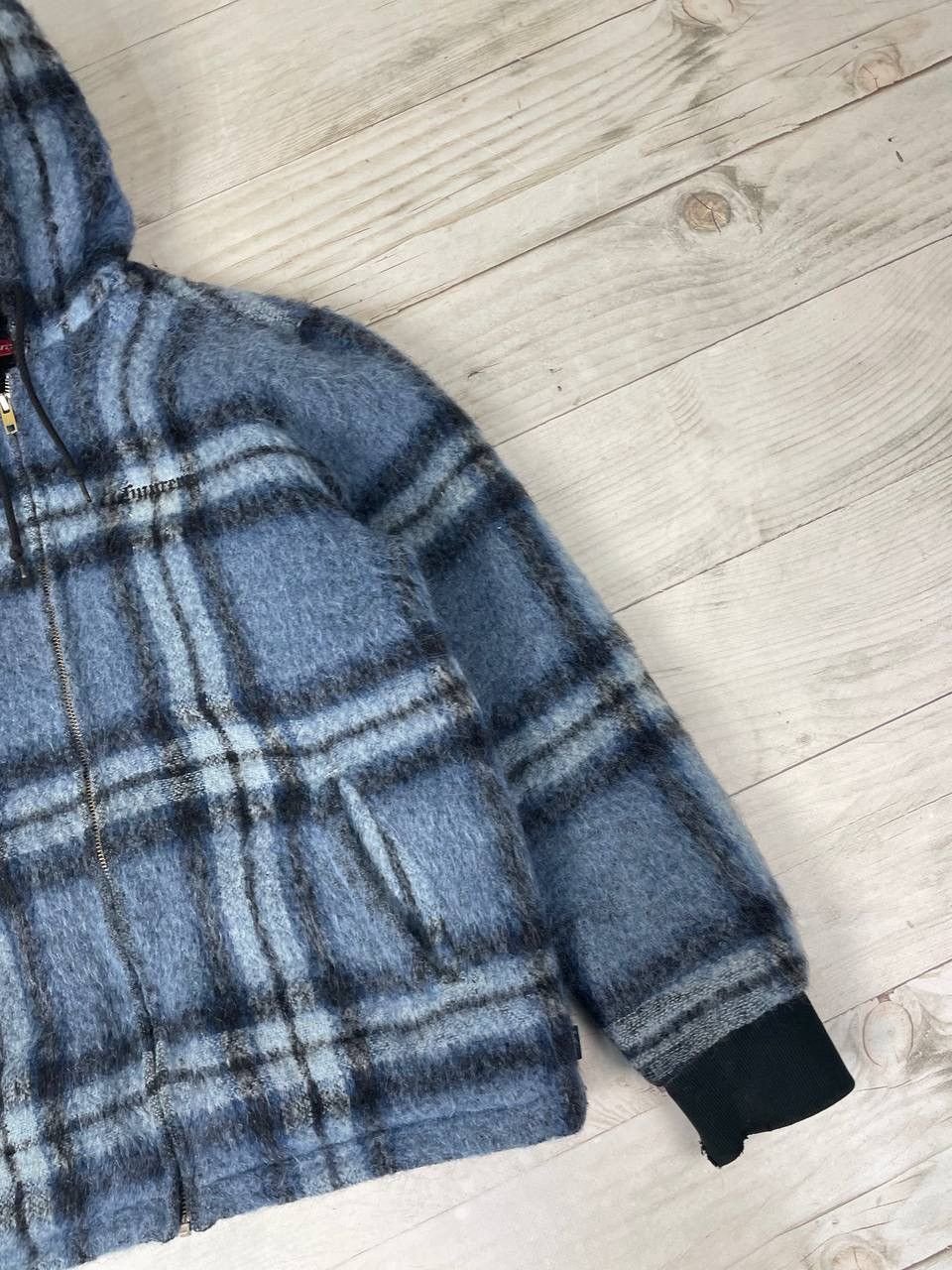 Supreme Supreme PLAID WOOL HOODED JACKET Mohair Size US S / EU 44-46 / 1 - 4 Thumbnail