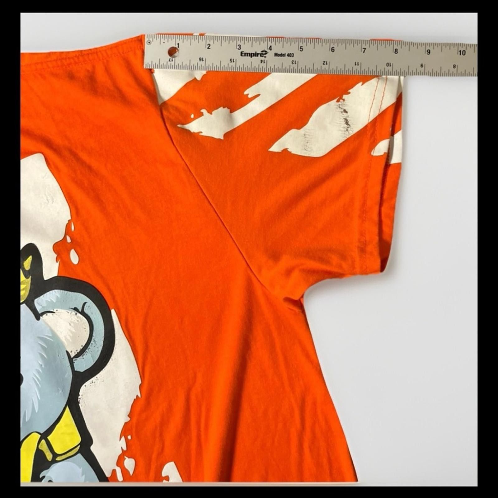 Restricted RGSTR King Status Bear Graphic Tee Orange 3XL Streetwear Size US XXL / EU 58 / 5 - 8 Thumbnail