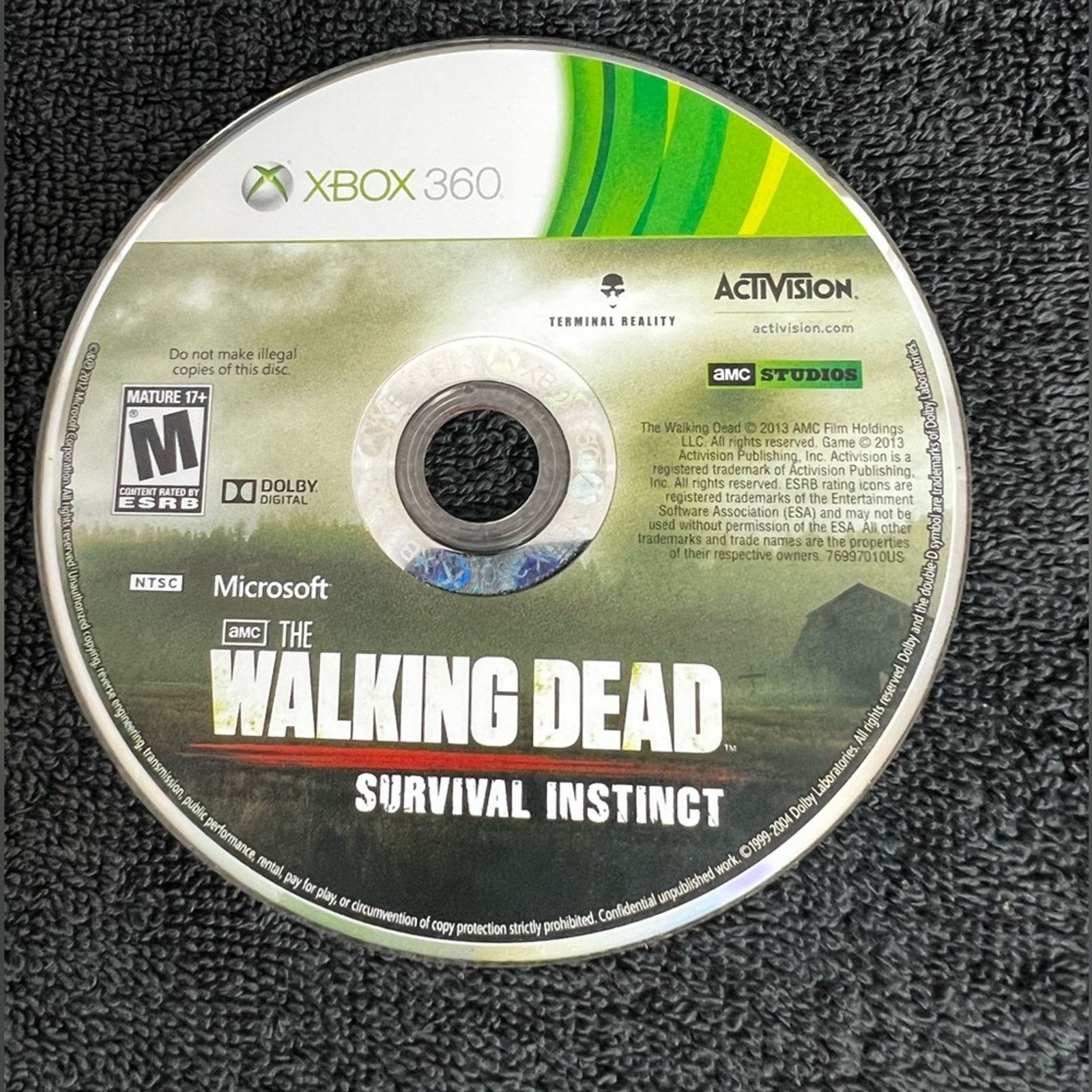 Microsoft The Walking Dead: Survival Instinct Xbox 360 Disc Only Size ONE SIZE - 1 Thumbnail