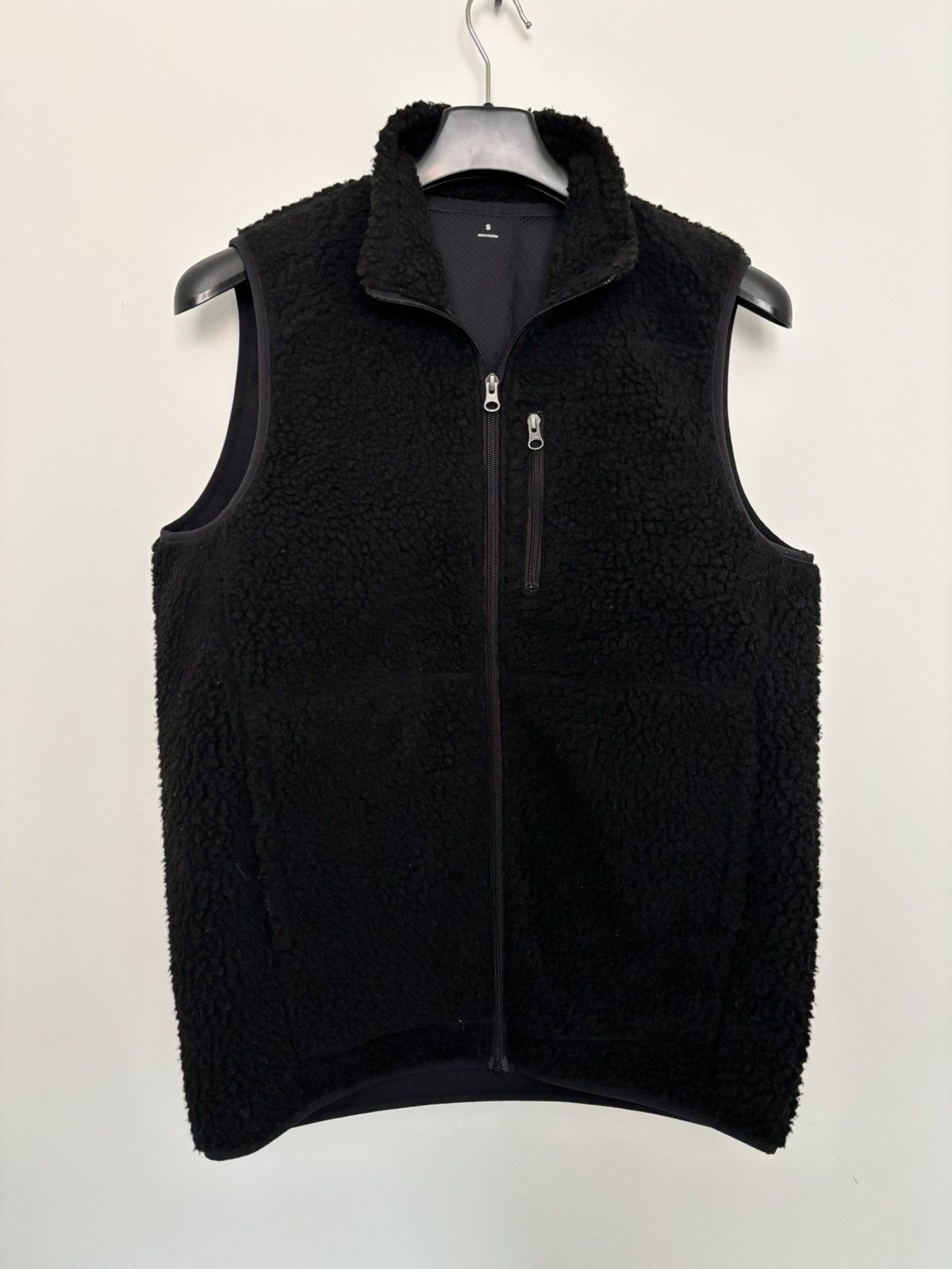 Muji Muji Black Sherpa Fleece Vest – Japanese Zip-Up Layer Size US S / EU 44-46 / 1 - 1 Thumbnail