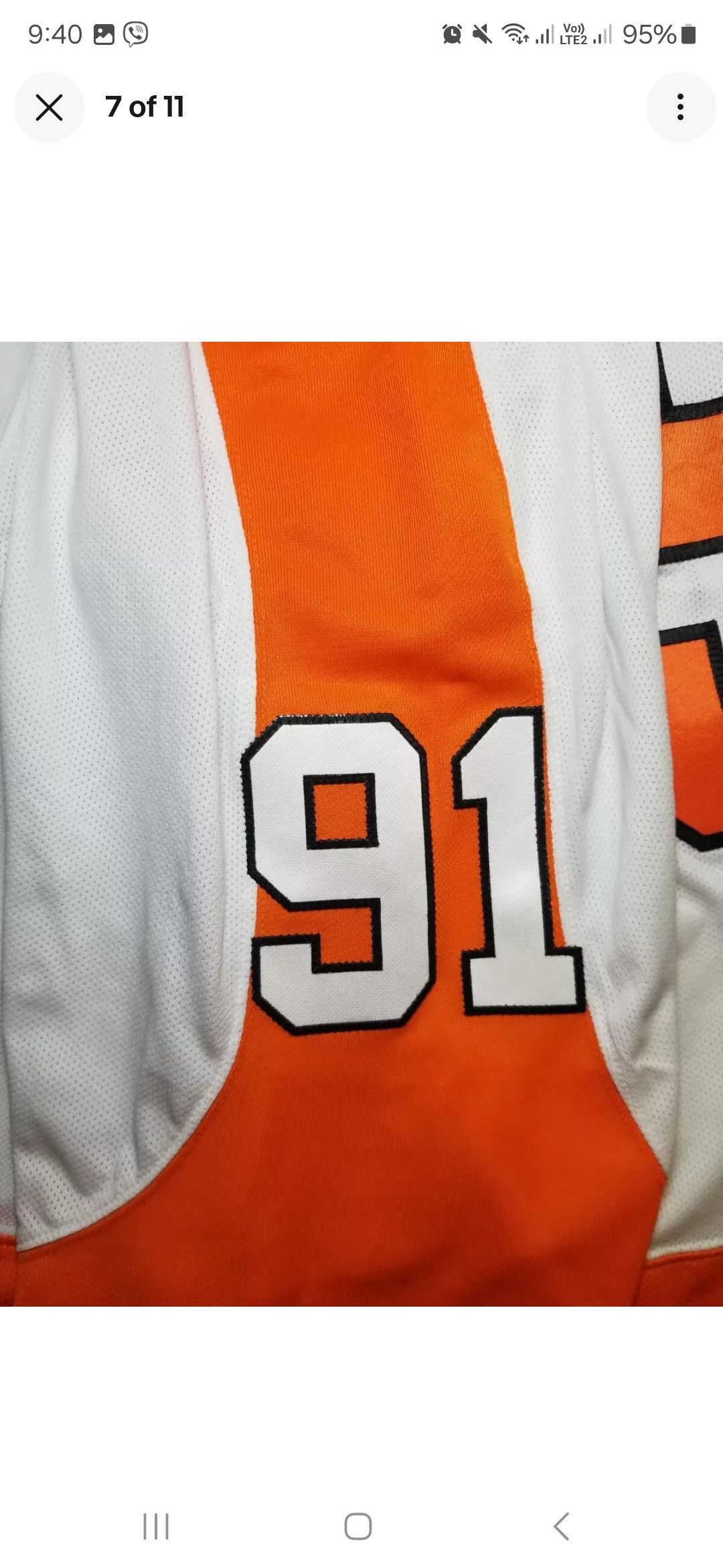 Reebok Reebok Bubikon-Wolfhausen #91 Hockey Jersey Size US XL / EU 56 / 4 - 7 Thumbnail