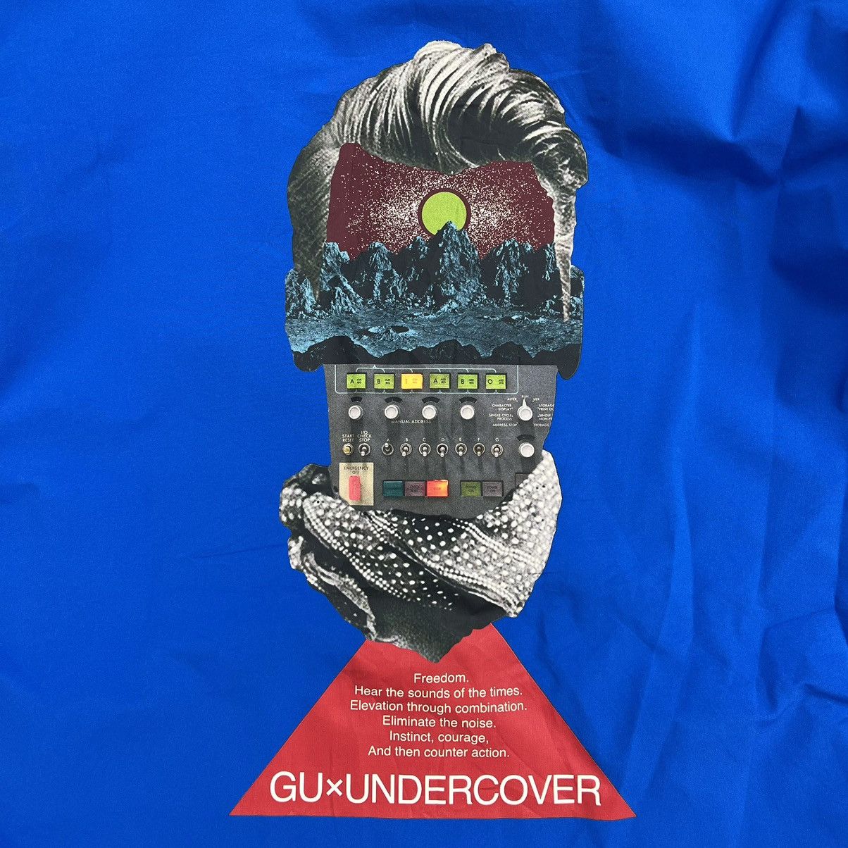 GU × Jun Takahashi × Undercover SS21 Undercover × GU Graphite Blue Coach Jacket Size US S / EU 44-46 / 1 - 3 Thumbnail