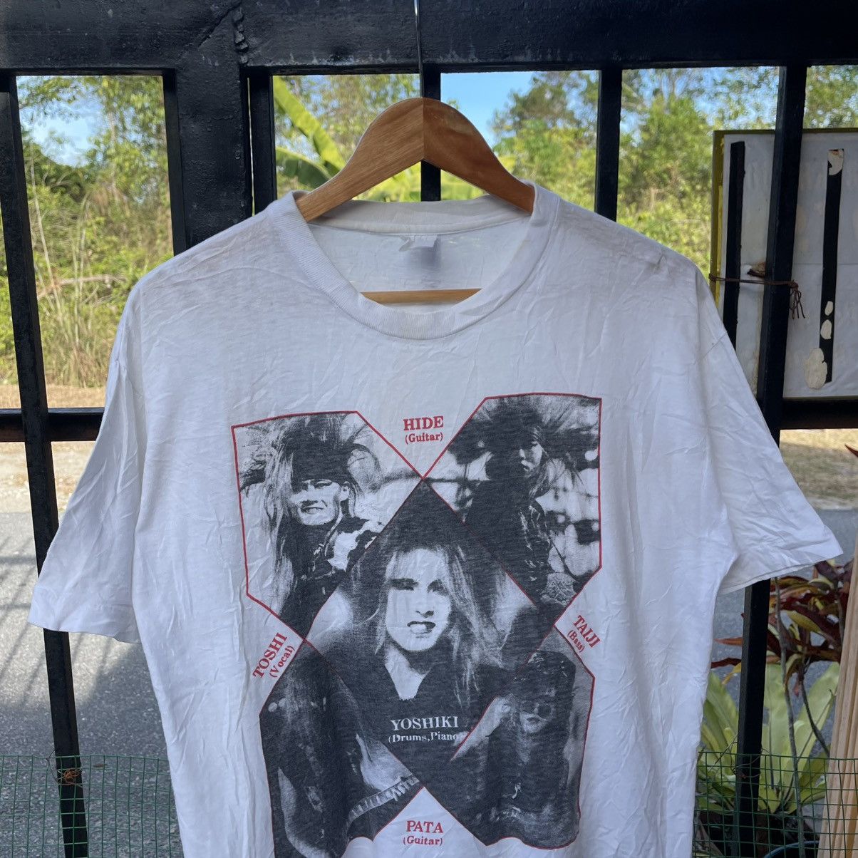 Band Tees 🔥Vintage 80s X Japan Japanese Glam Rock Band Promo Music Tee Size US M / EU 48-50 / 2 - 4 Thumbnail