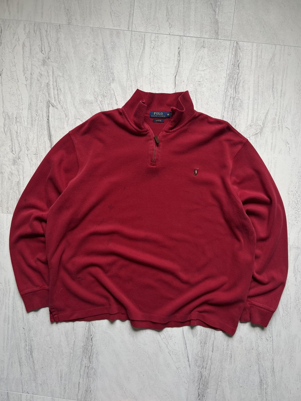 Polo Ralph Lauren Vintage Polo Ralph Quarter Zip Up Jacket Sweatshirt Hoodie Size US XL / EU 56 / 4 - 2 Thumbnail