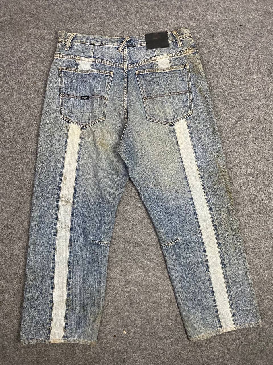 Sean John vintage 90s sean john baggy denim nice design Size US 35 - 1 Thumbnail