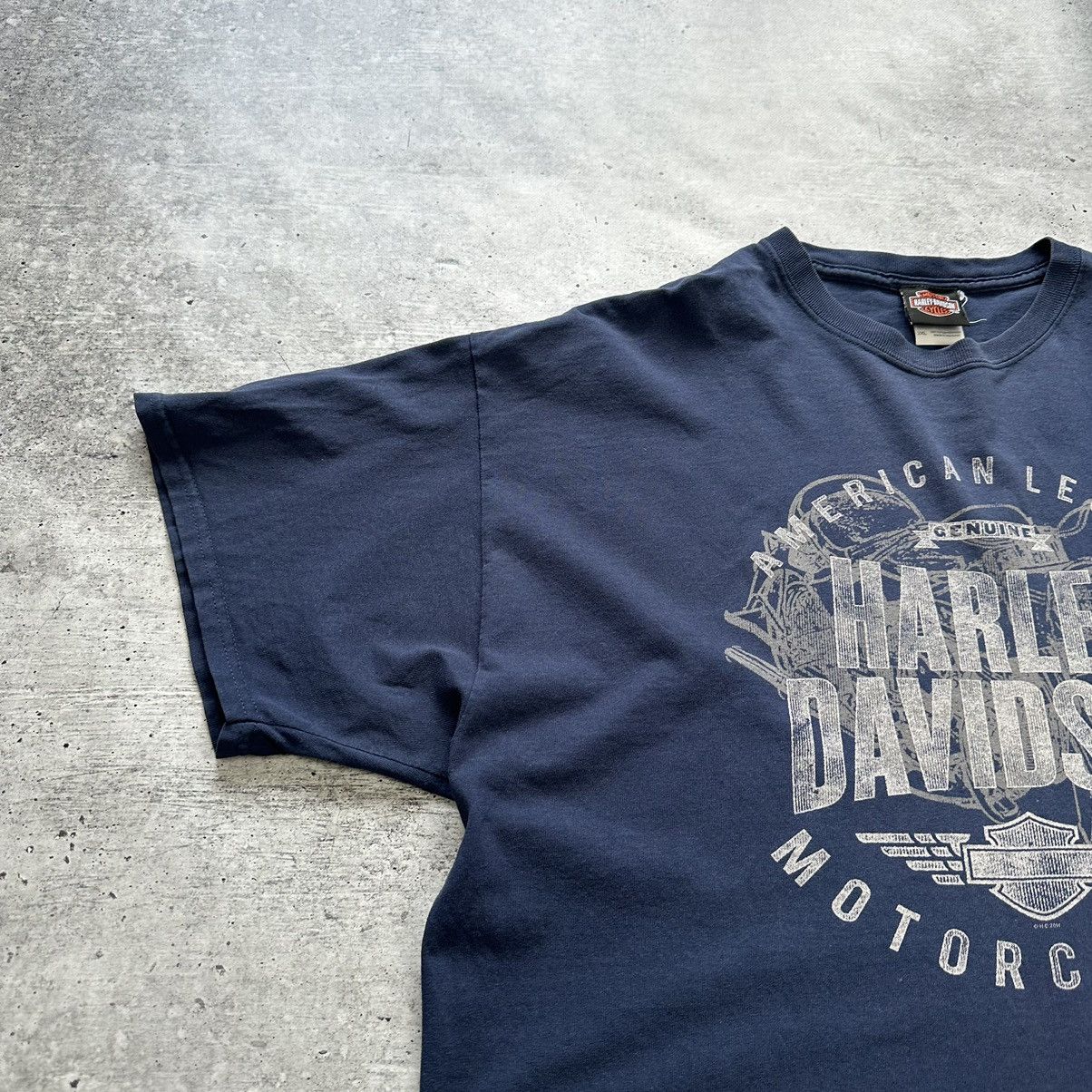 Harley Davidson Harley Davidson France T-shirt Blue Men’s Size 2XL Size US XXL / EU 58 / 5 - 2 Thumbnail