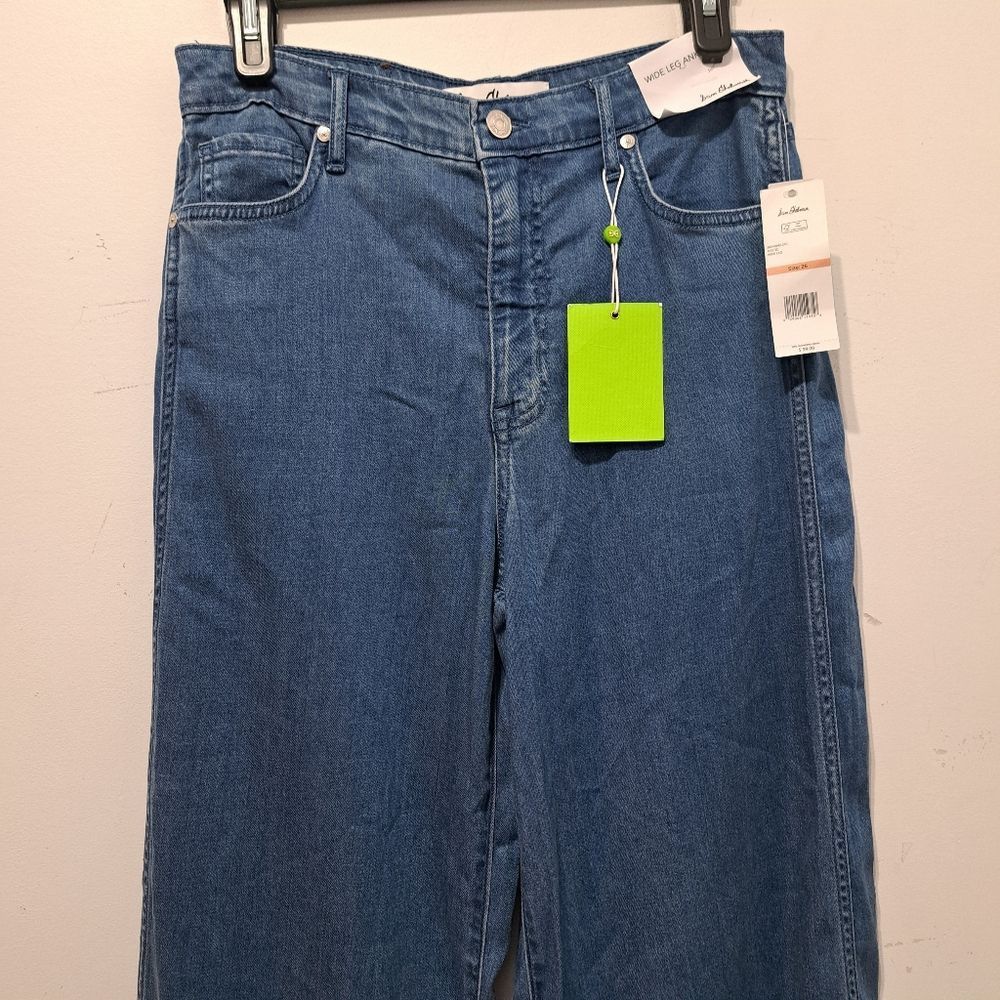 Sam Edelman Sam Edelman High Rise Cuffed Boho Wide Leg Denim Jeans Mysti Size 26" / US 2 / IT 38 - 10 Thumbnail