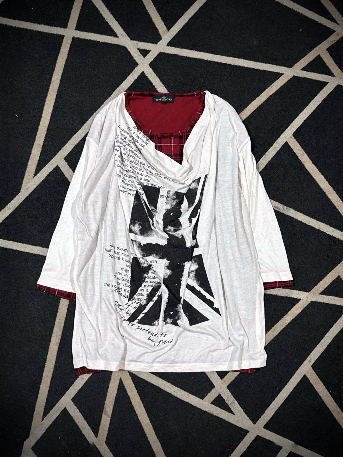 If Six Was Nine England Poem Double Layers Not Alone Long Sleeve Japanese Size US L / EU 52-54 / 3 - 1 Thumbnail