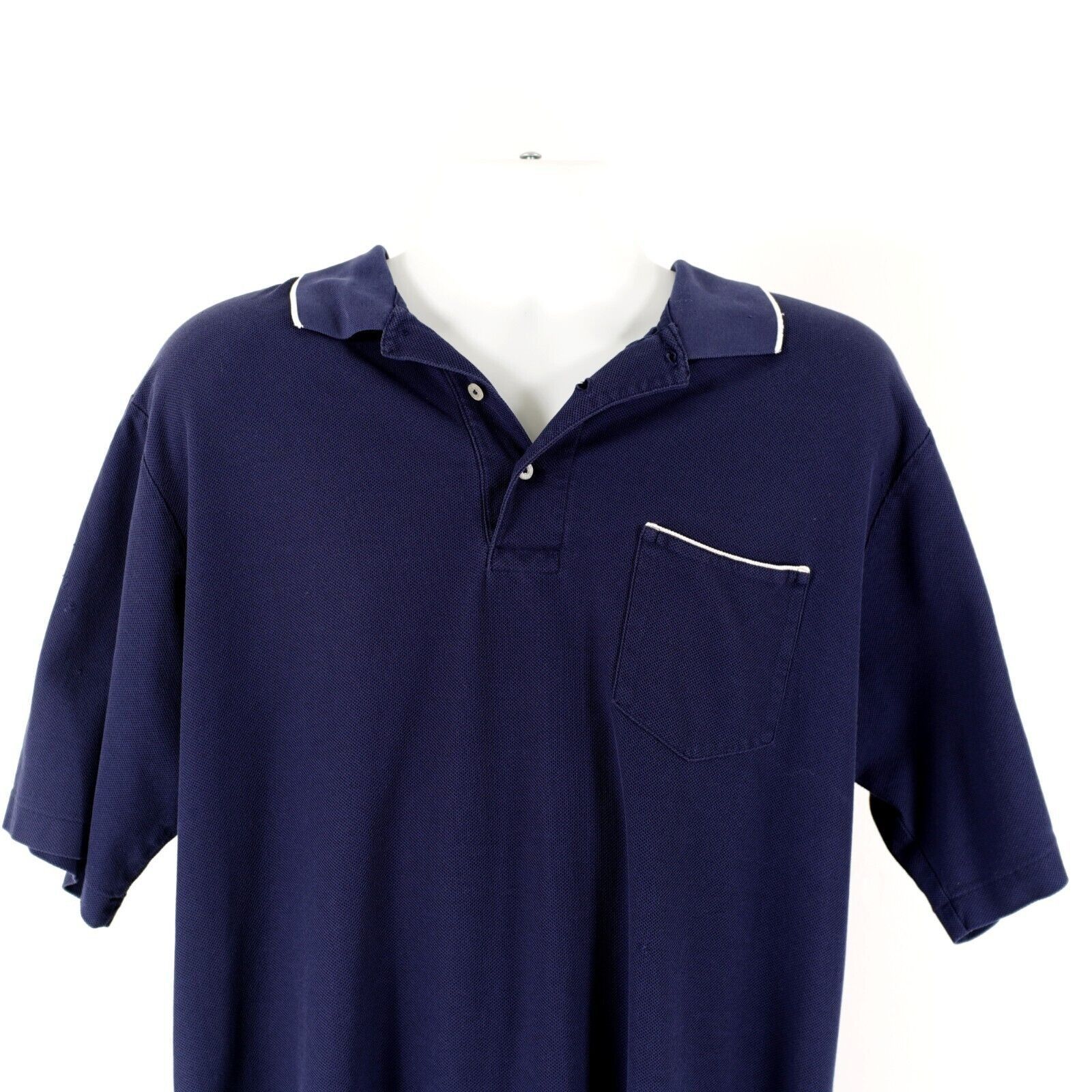 Ralph Lauren Polo Golf Ralph Lauren Blue Solid XL Cotton Polo Collared Sh Size US XL / EU 56 / 4 - 1 Thumbnail