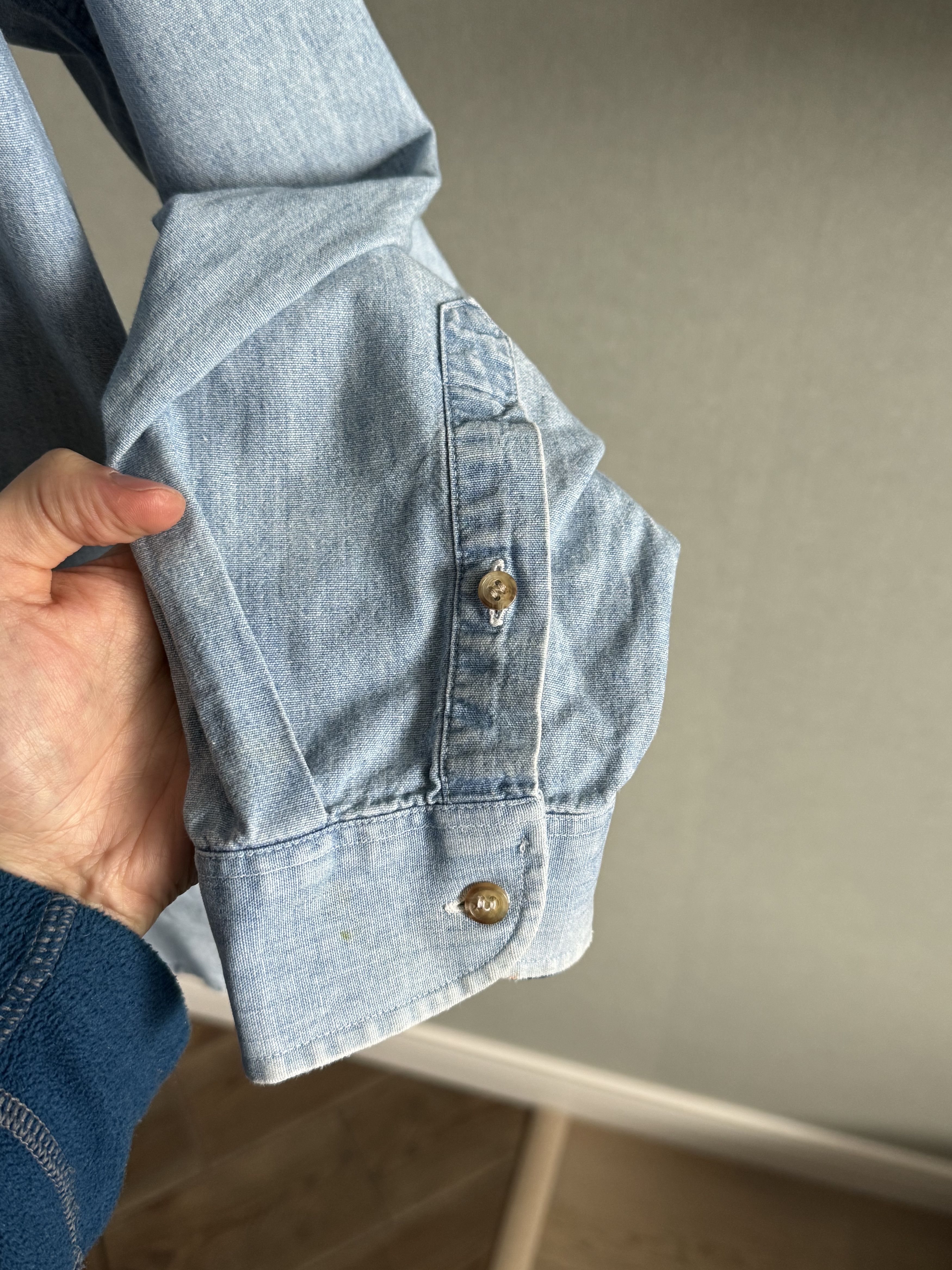 Burberry × Vintage Vintage Burberry Denim Shirt Size US M / EU 48-50 / 2 - 10 Thumbnail