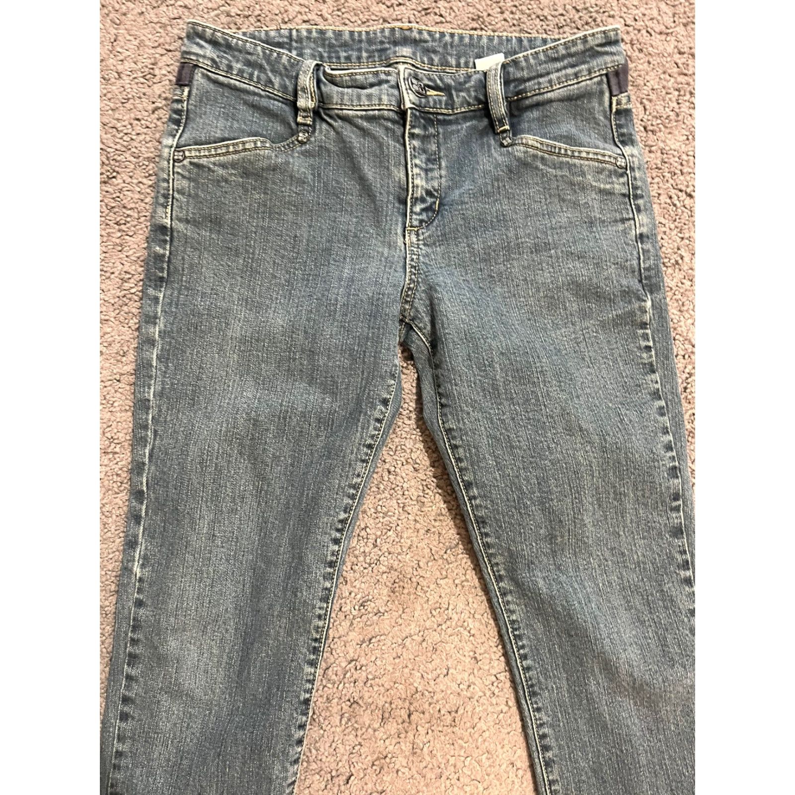 Bcbgmaxazria BCBGMAXAZRIA Jeans Women Cropped Marta Fashion Slim Low Flap Pockets 30 Dark Blue Size 30" / US 8 / IT 44 - 5 Thumbnail