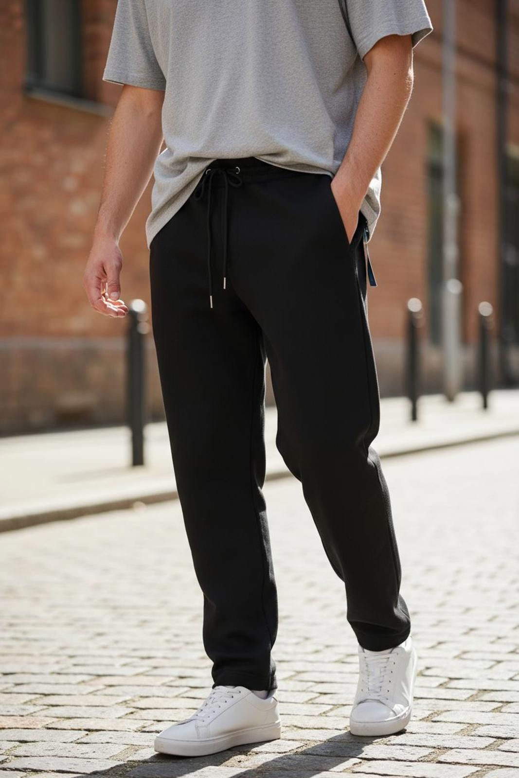 Other Pure Champ Men's Black Sweatpants with Drawstring Waist Size US 44 / EU 60 - 2 Thumbnail