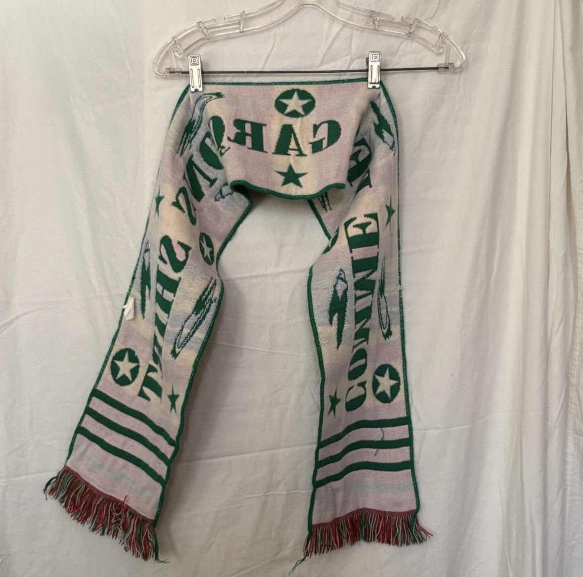 Comme des Garcons Comme Des Garçon Fighter Scarf Football Hype Streetwear Size ONE SIZE - 3 Thumbnail