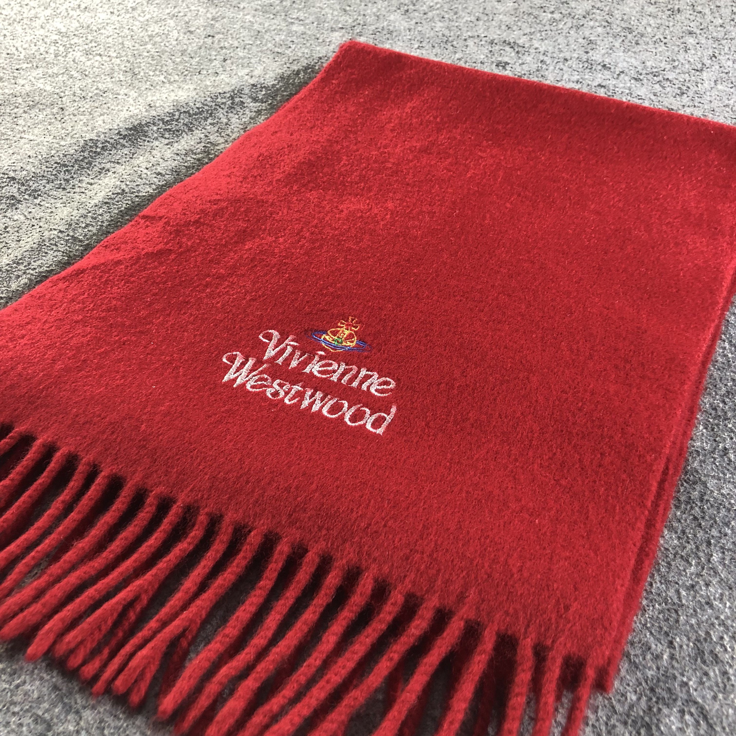 Vivienne Westwood Vivienne Westwood Wool Scarf Muffler V2038 Size ONE SIZE - 2 Thumbnail