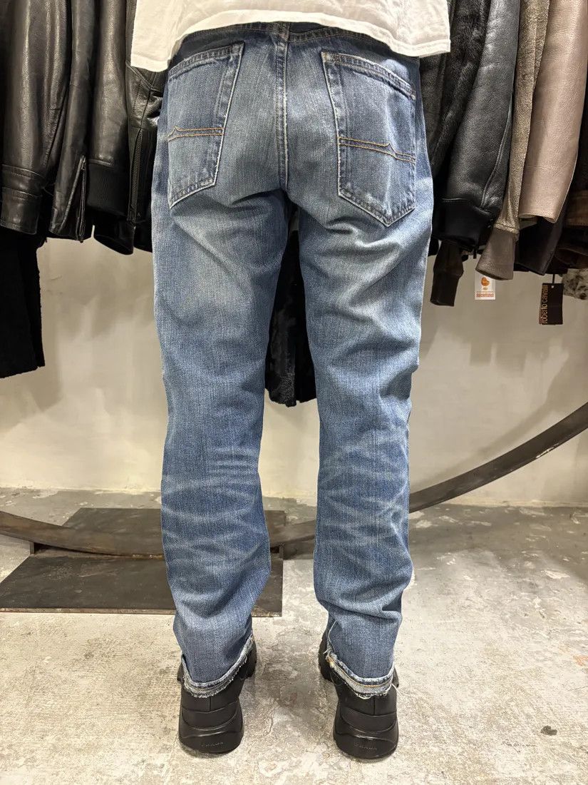 Polo Ralph Lauren × Vintage 1990s Ralph Lauren American Straight Faded Blue Denim Jeans Size US 31 - 3 Thumbnail